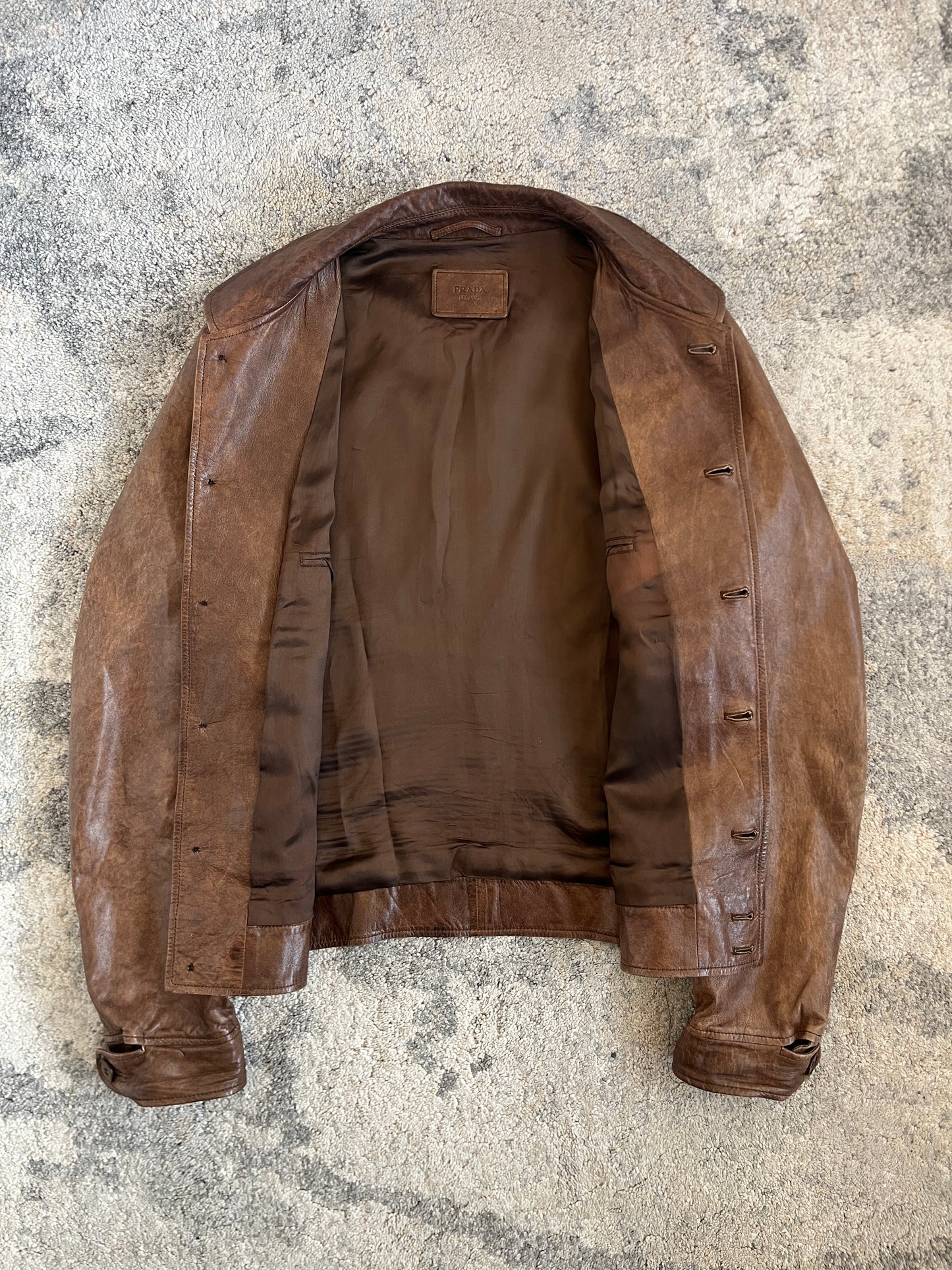 Prada 2010 soft leather jacket