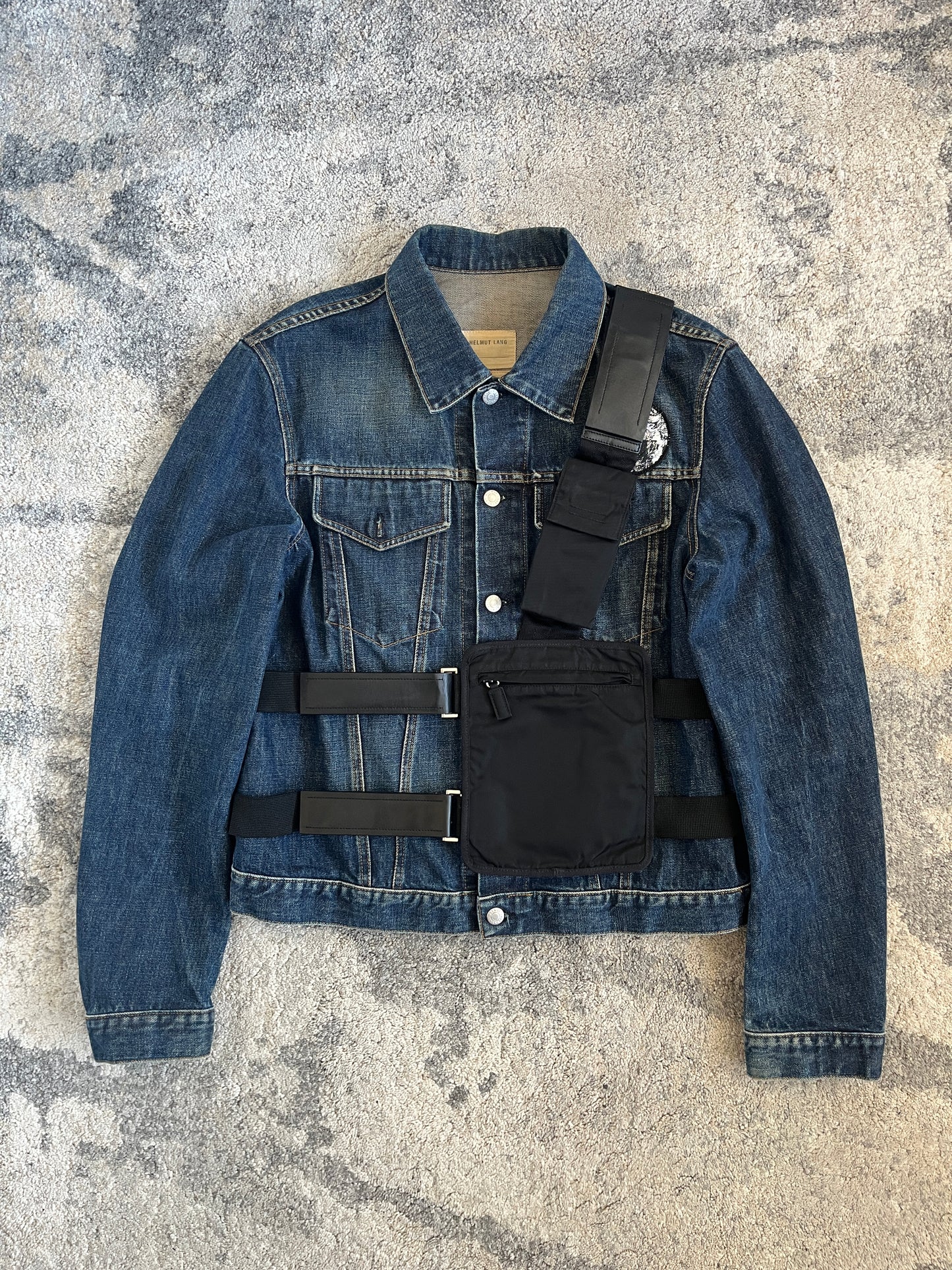 Prada FW1999 nylon chest rig bag
