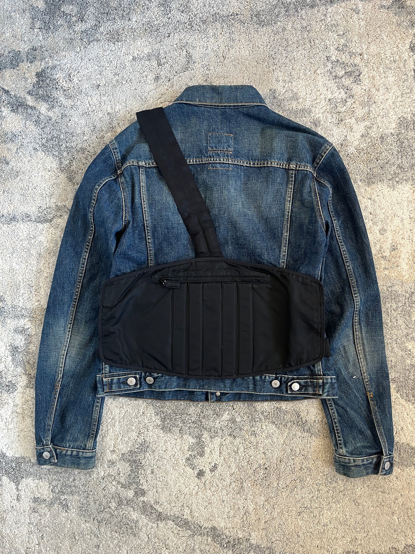 Prada FW1999 nylon chest rig bag