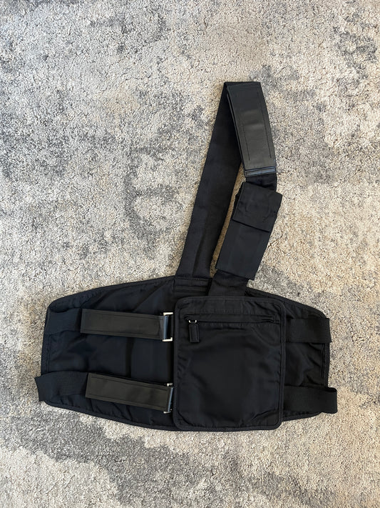 Prada FW1999 nylon chest rig bag