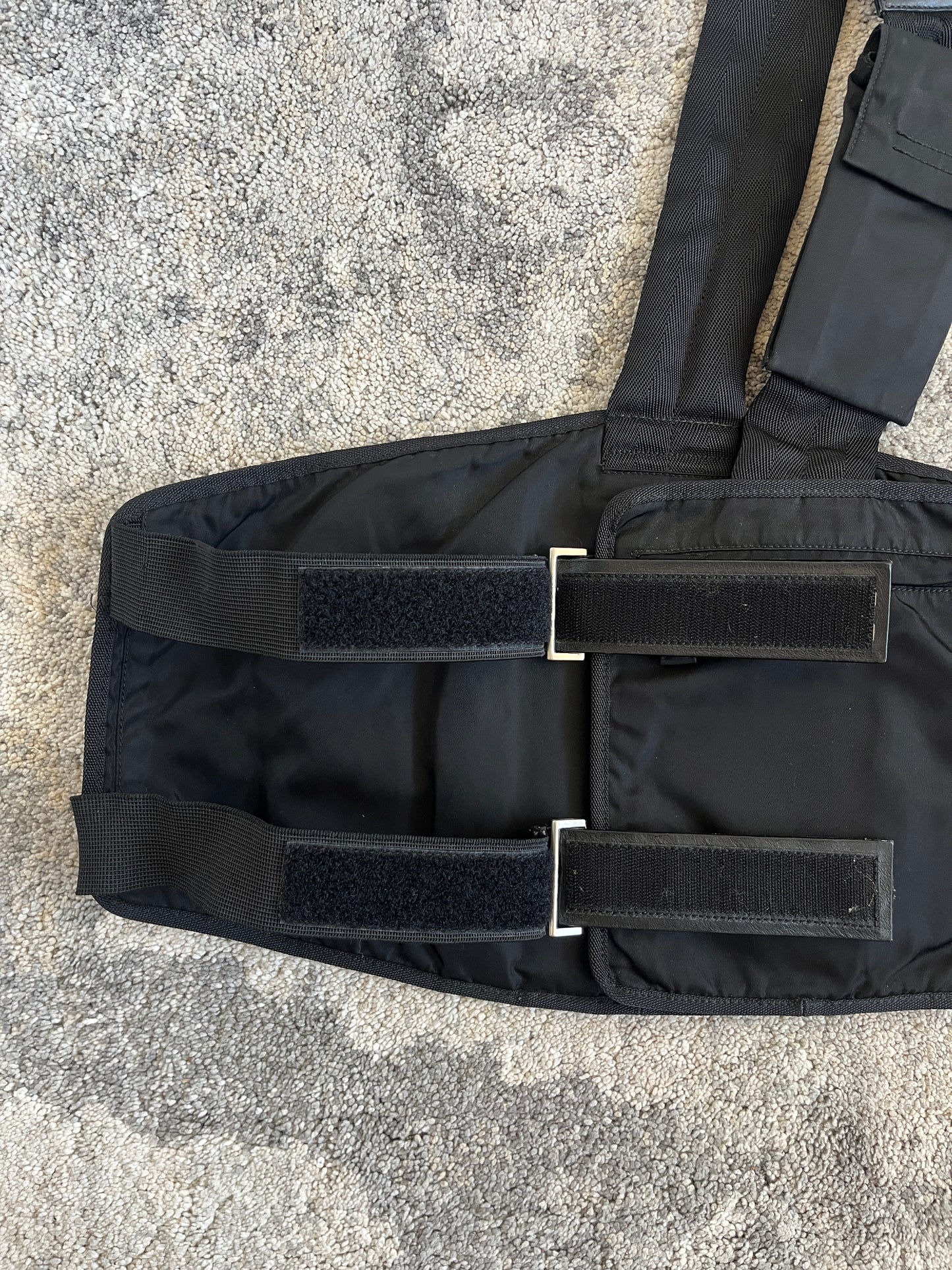 Prada FW1999 nylon chest rig bag