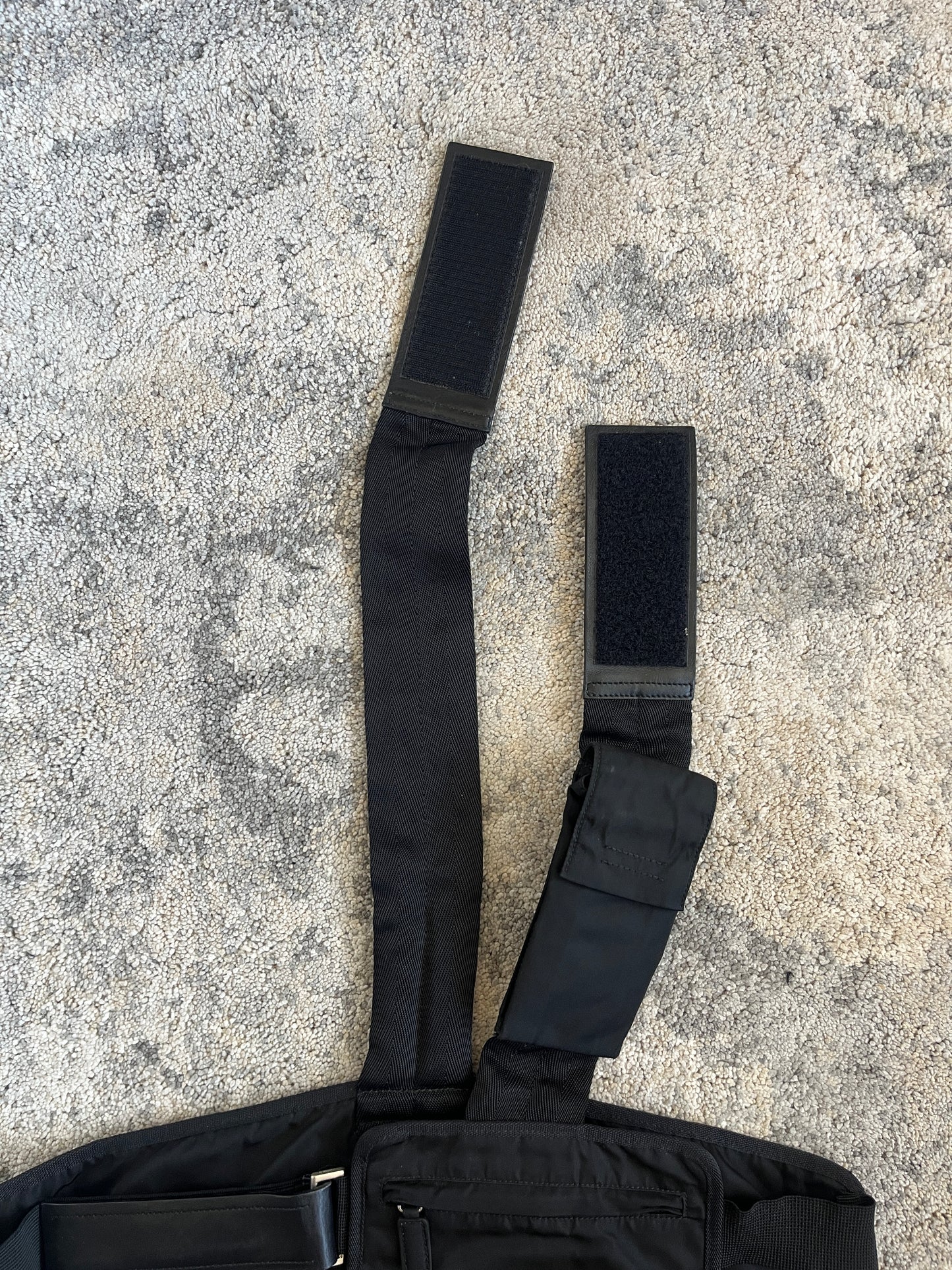 Prada FW1999 nylon chest rig bag