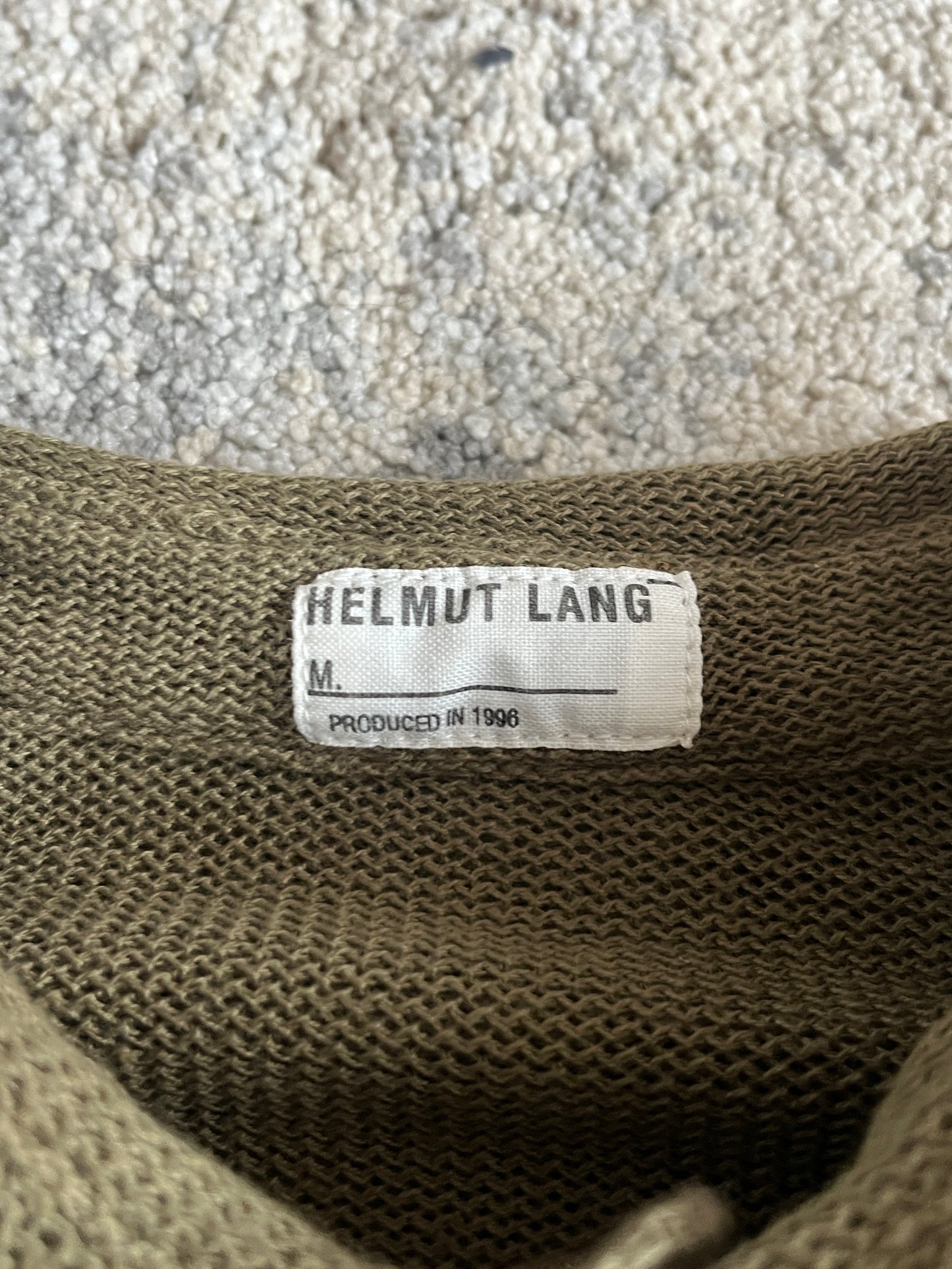 Helmut Lang 1996 light knit shirt