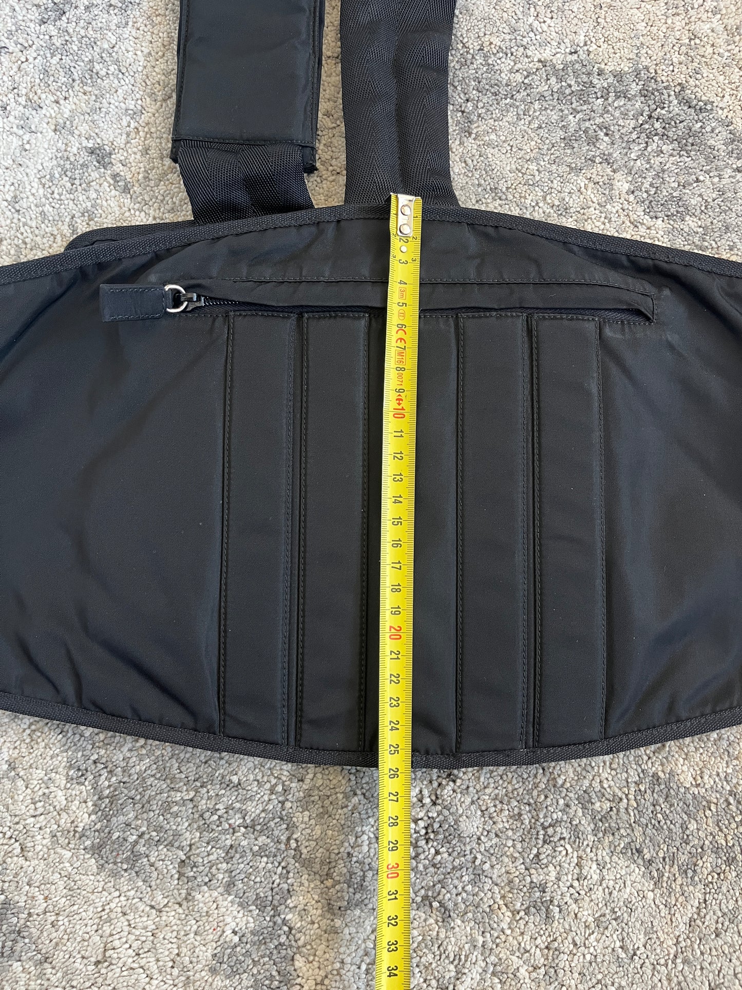 Prada FW1999 nylon chest rig bag