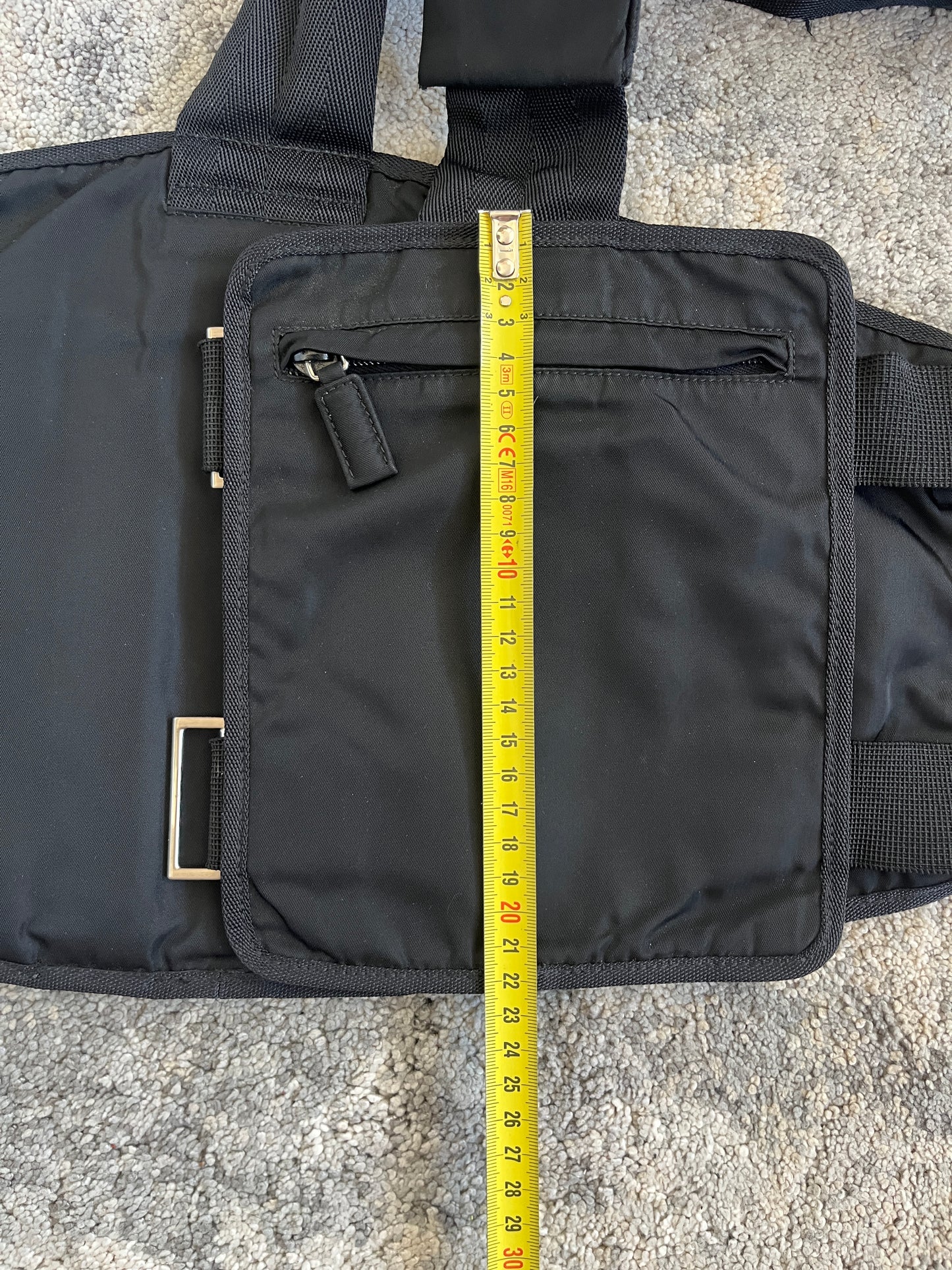 Prada FW1999 nylon chest rig bag