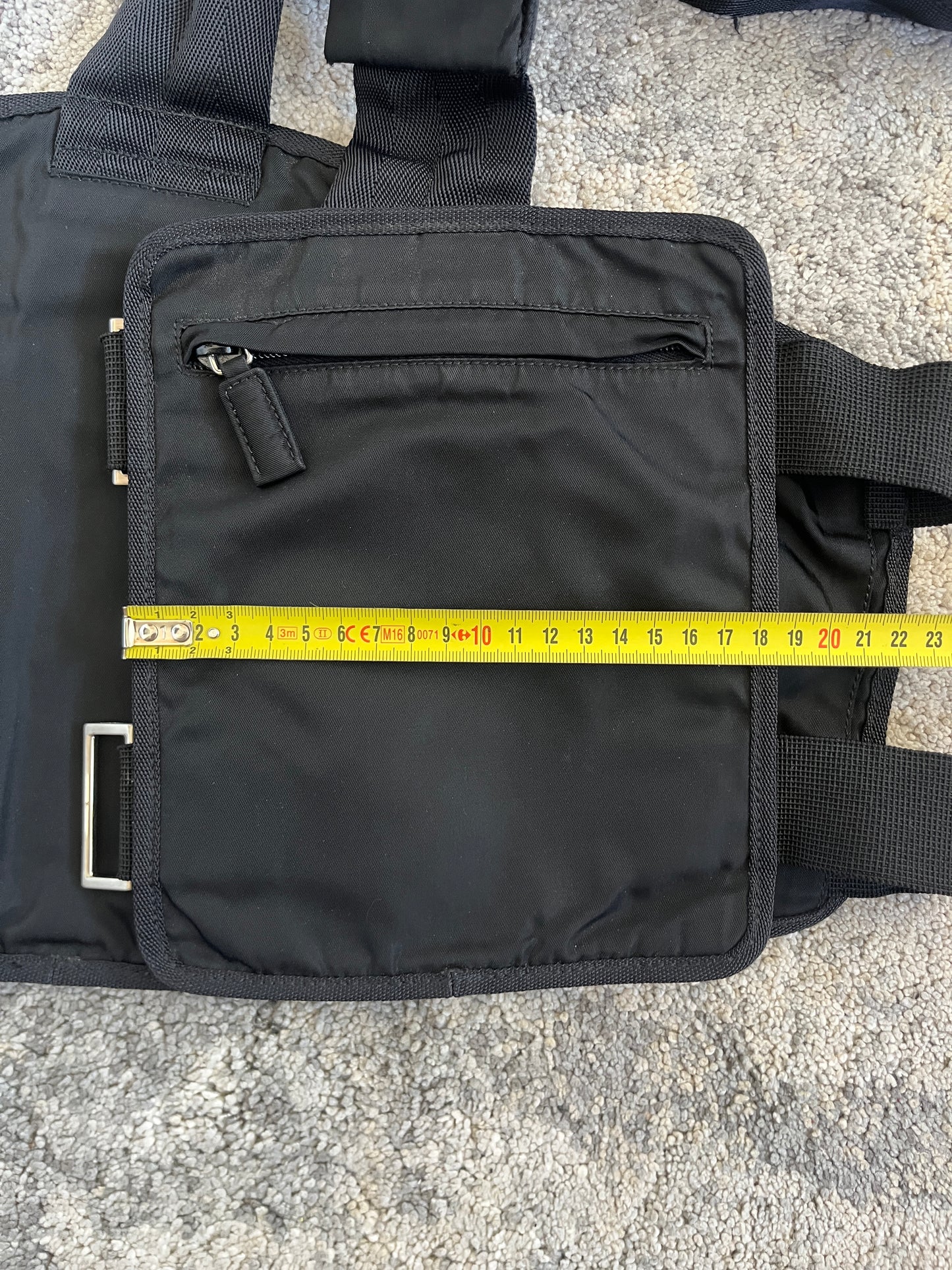 Prada FW1999 nylon chest rig bag