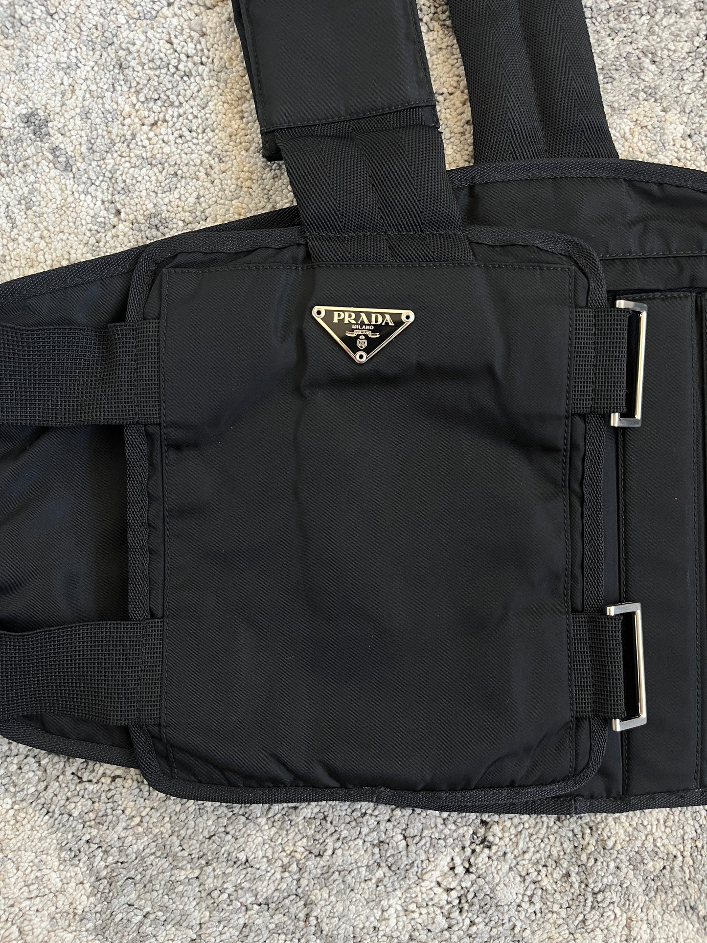 Prada FW1999 nylon chest rig bag