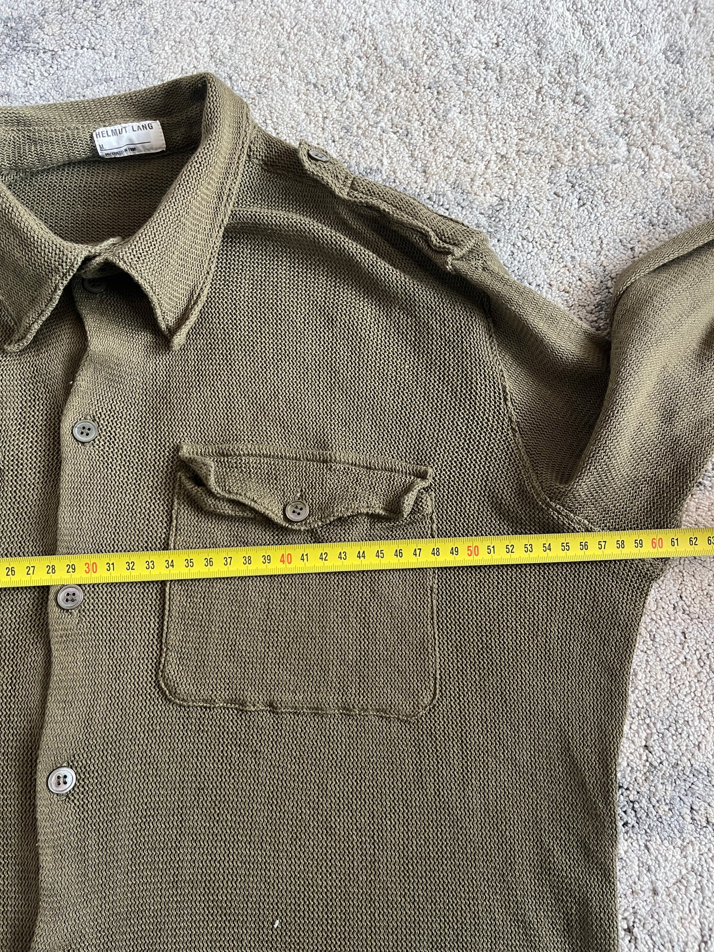 Helmut Lang 1996 light knit shirt