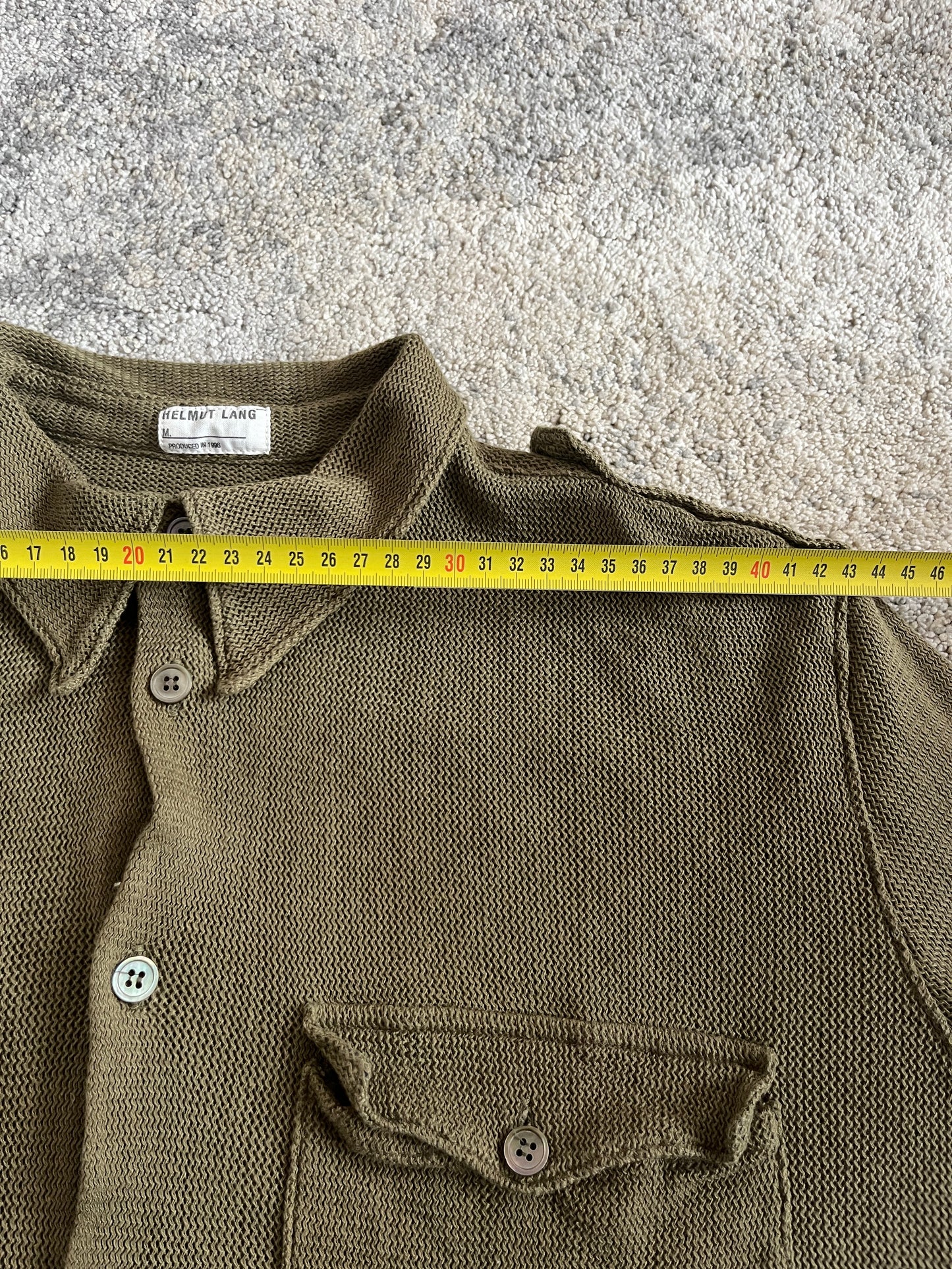 Helmut Lang 1996 light knit shirt
