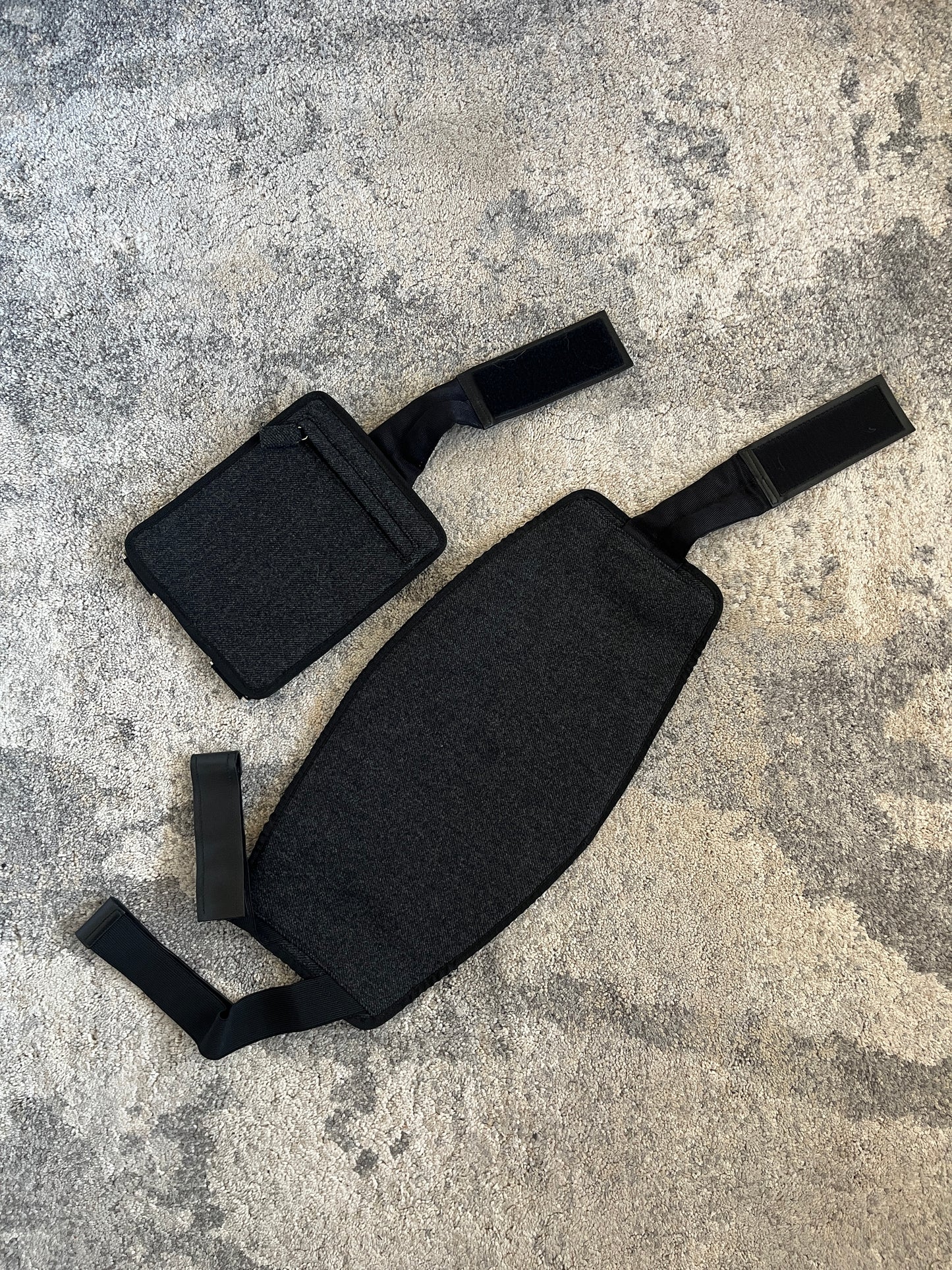 Prada FW1999 wool crossbody bag