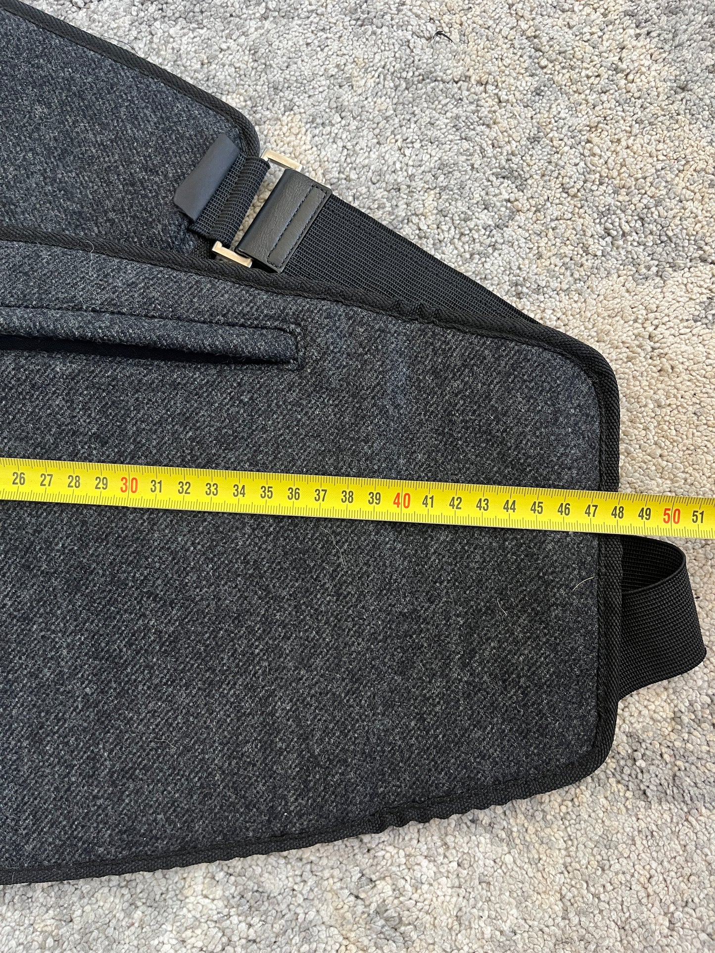 Prada FW1999 wool crossbody bag