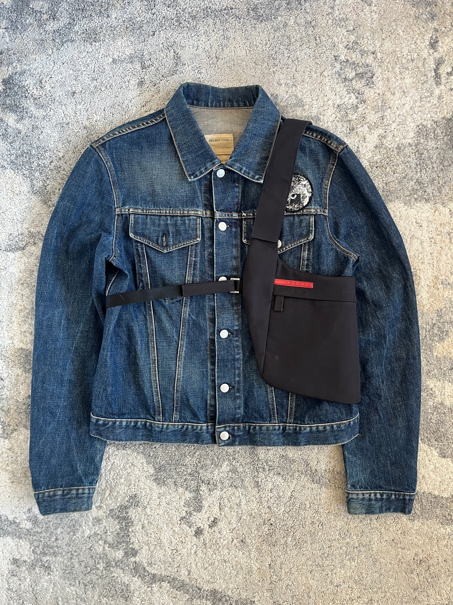 Prada SS1999 nylon chest rig bag - men version