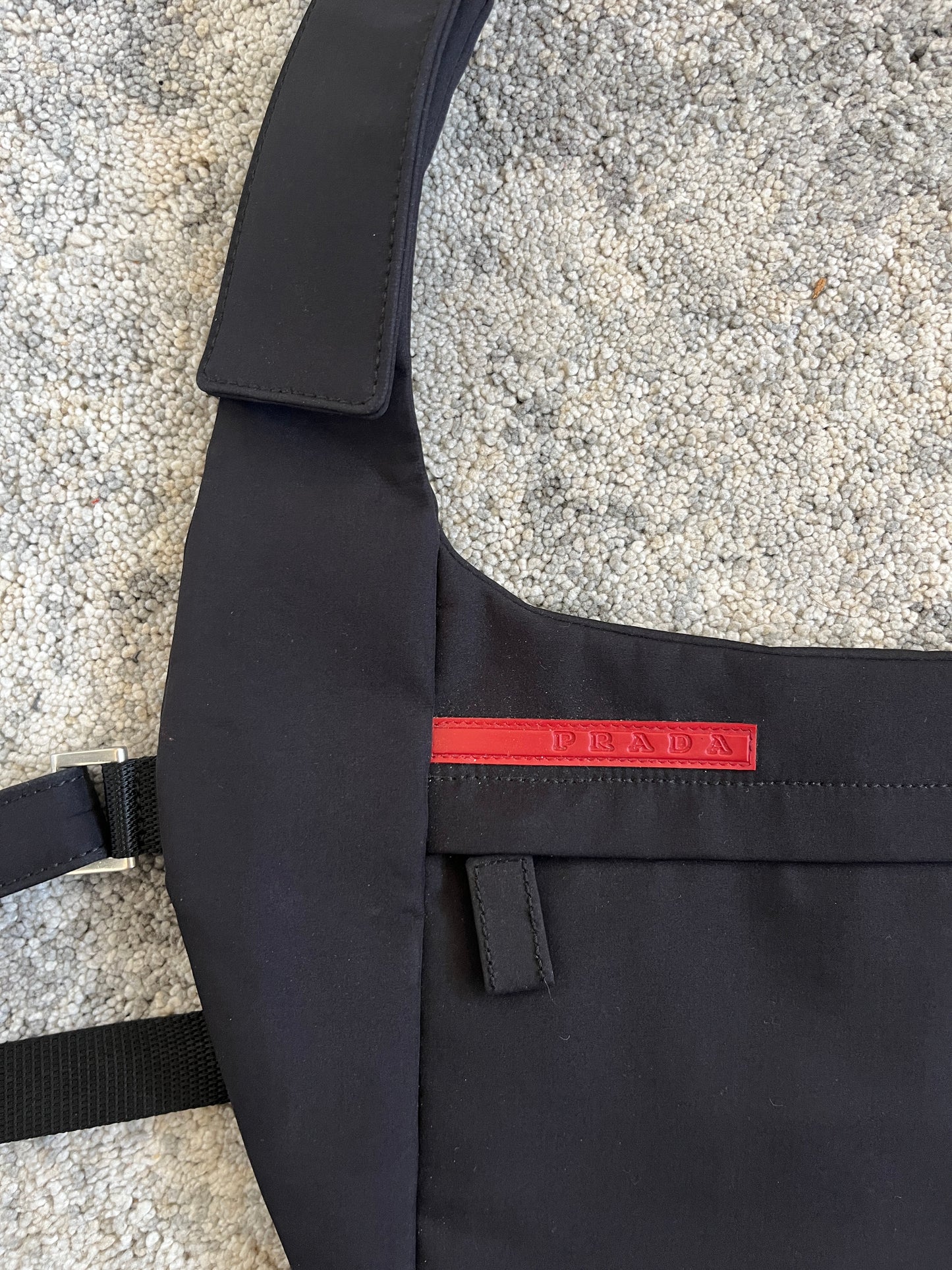 Prada SS1999 nylon chest rig bag - men version