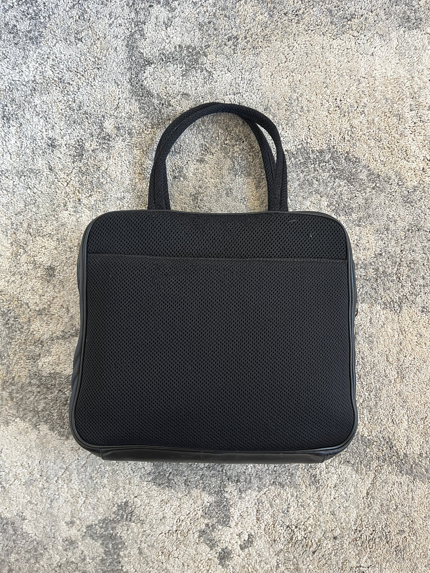 Miu Miu FW1999 leather & mesh backpack convertible