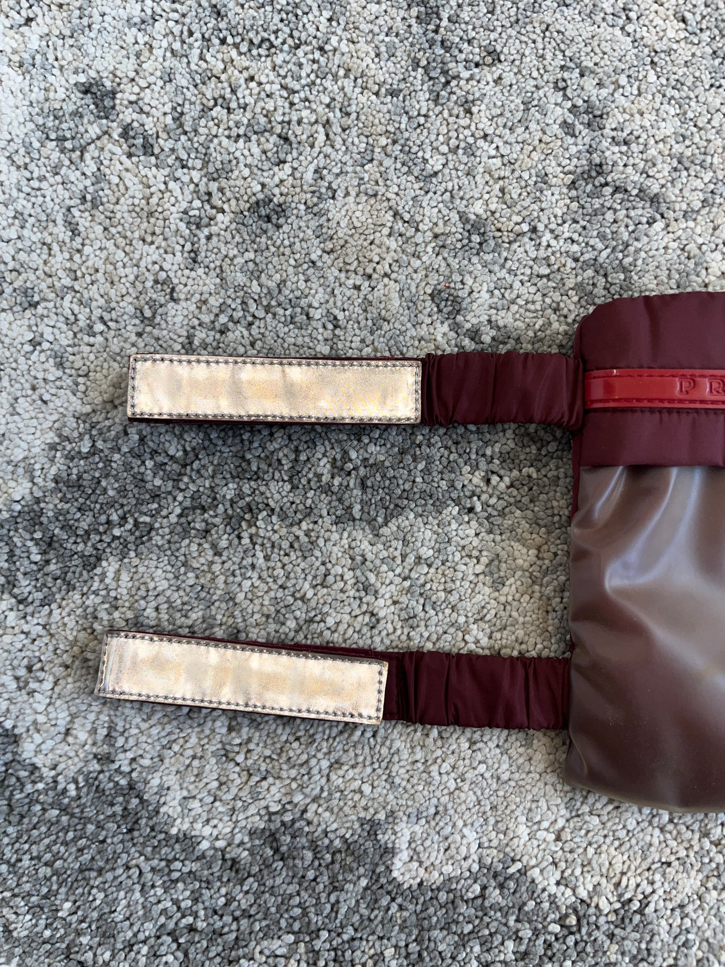 Prada SS1999 latex& nylon armband