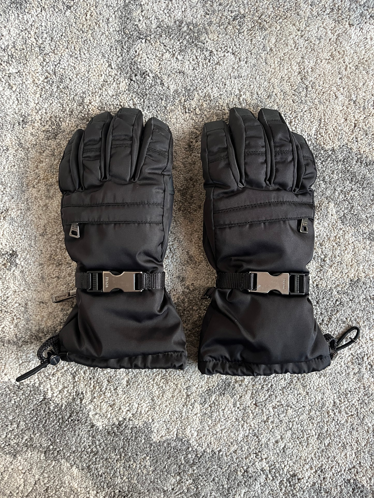 Prada 2000's nylon ski gloves