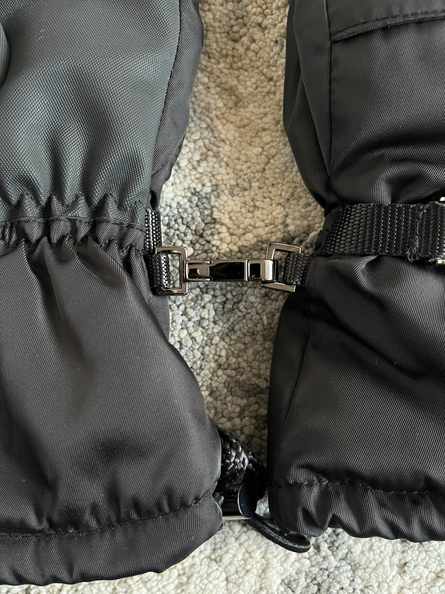 Prada 2000's nylon ski gloves
