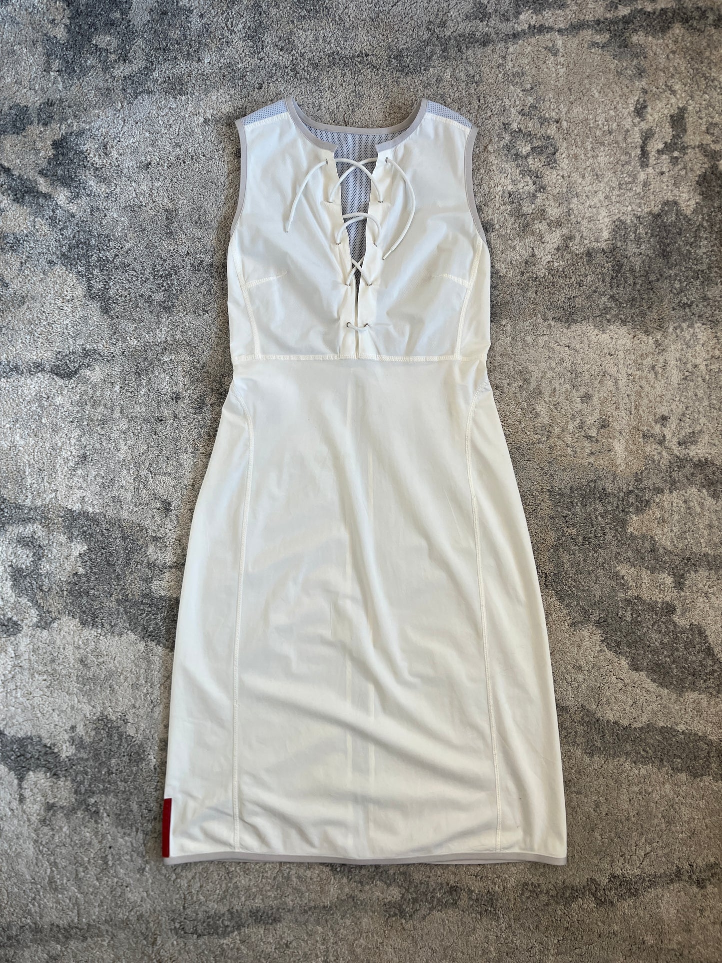 Prada SS1999 nylon & mesh dress