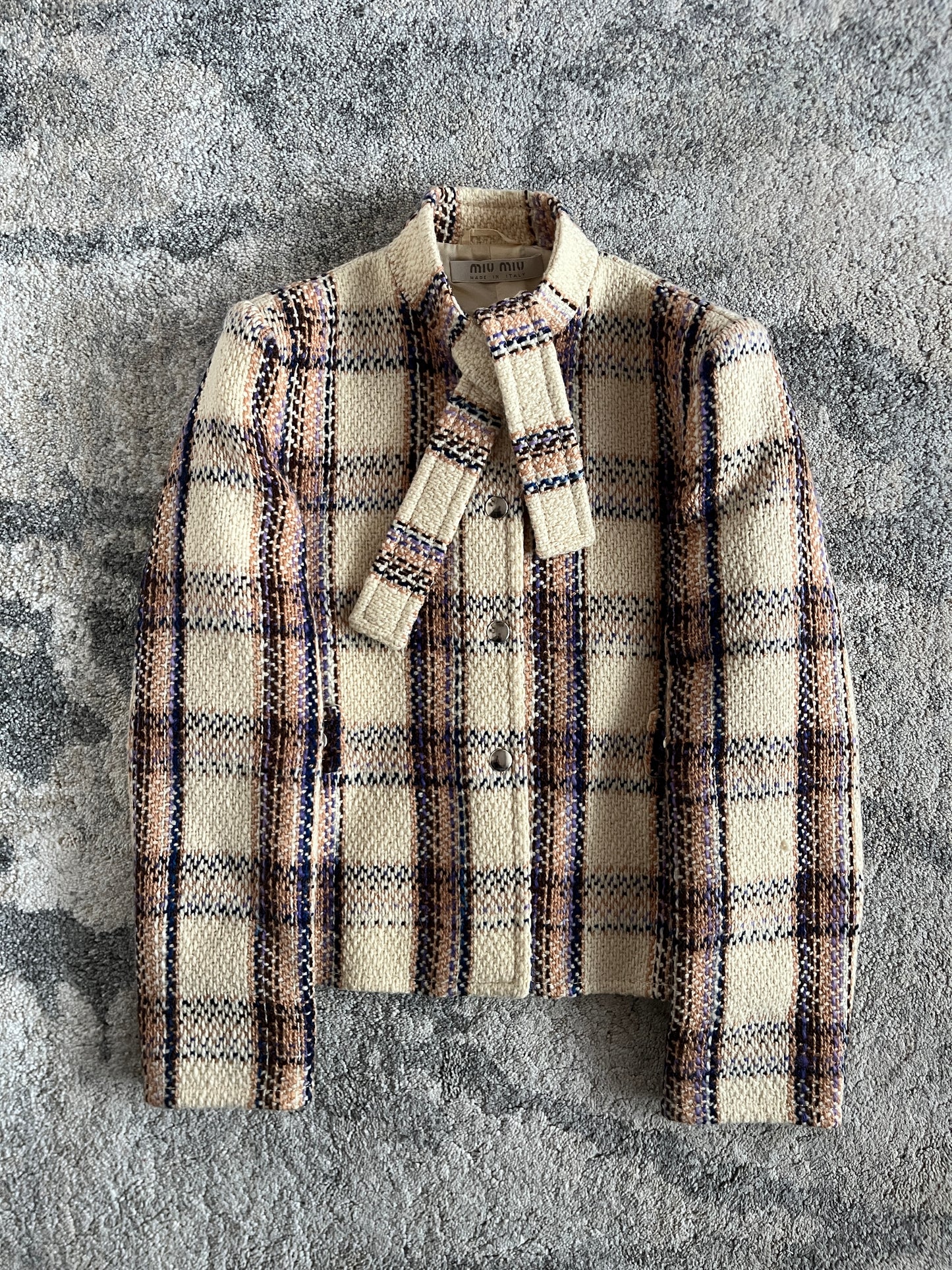 Miu Miu FW2000 tartan wool set