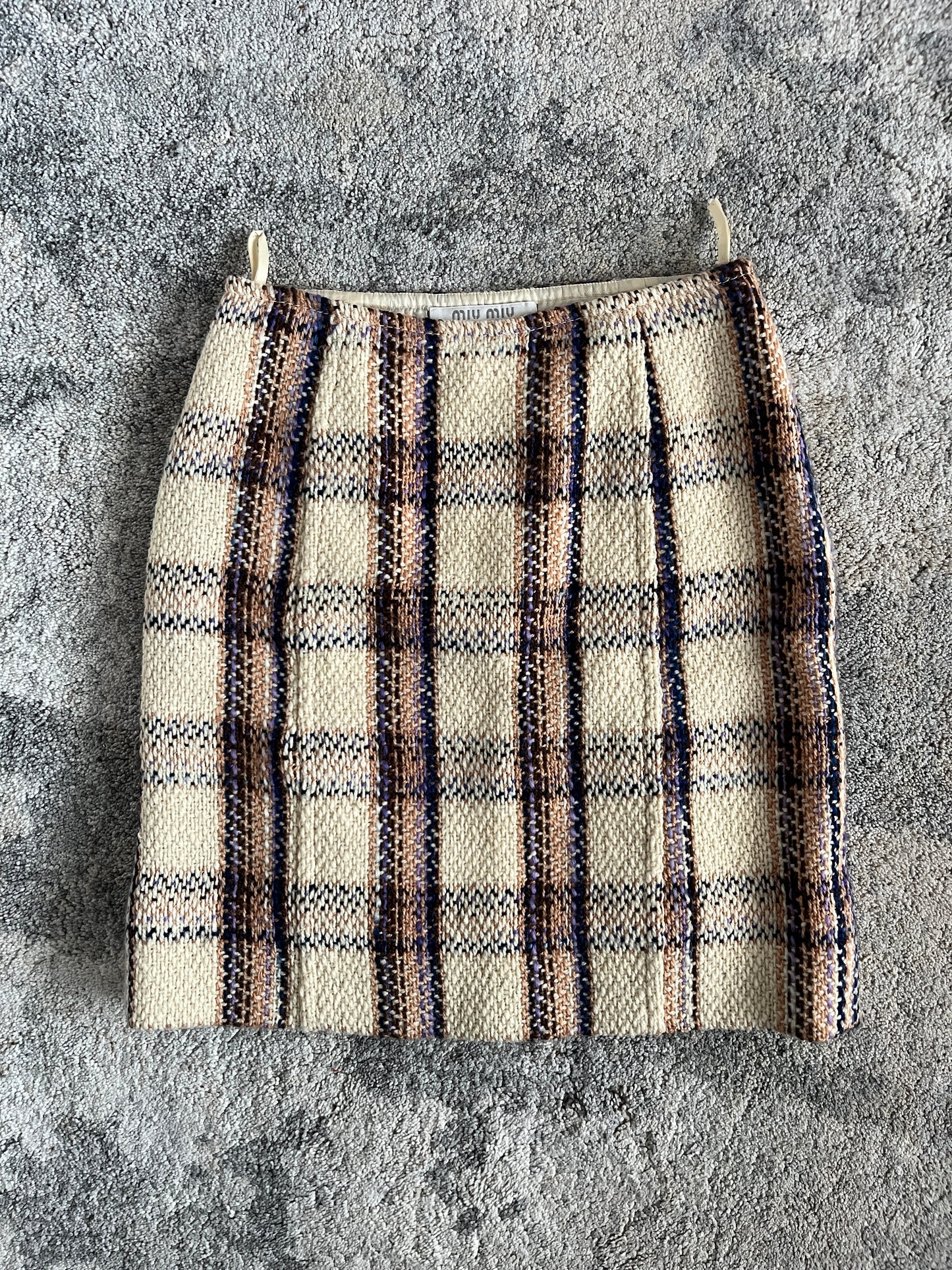 Miu Miu FW2000 tartan wool set