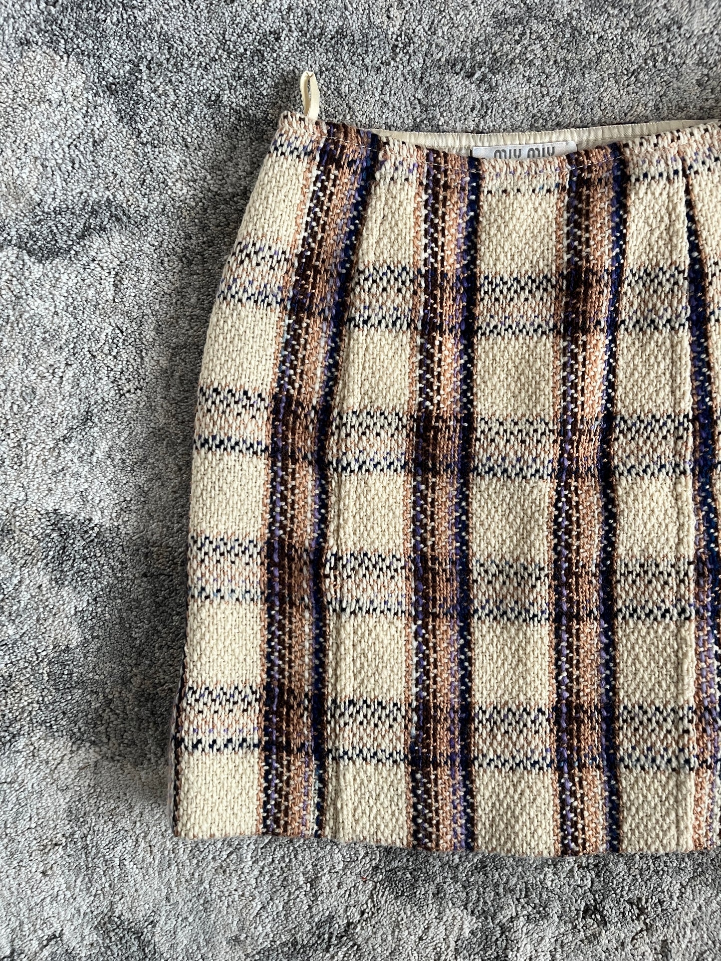 Miu Miu FW2000 tartan wool set