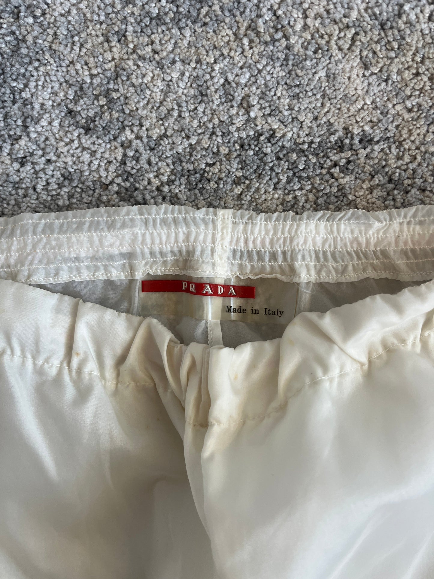 Prada SS1999 transparent nylon pants