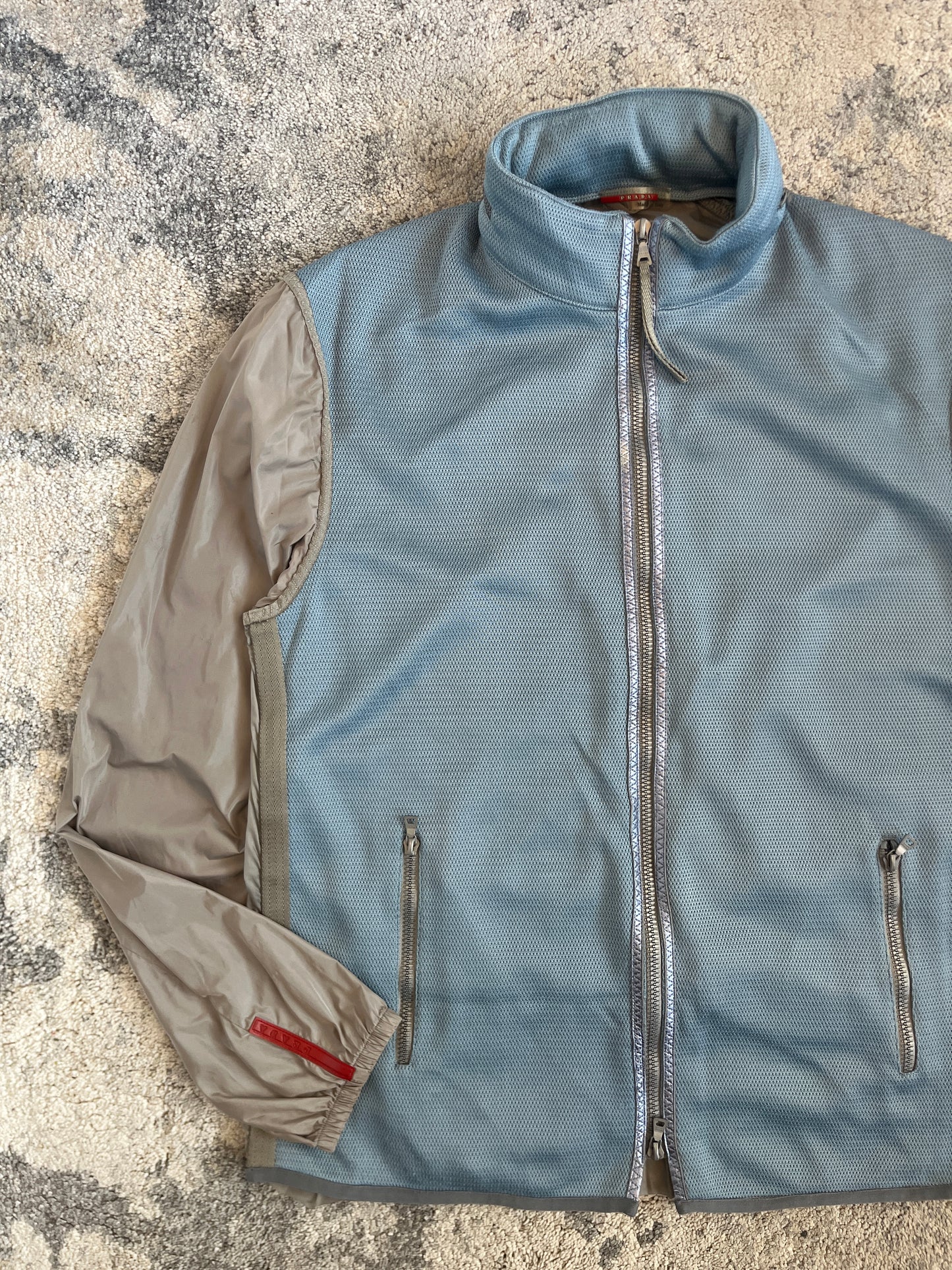 Prada SS2000 mesh & nylon jacket