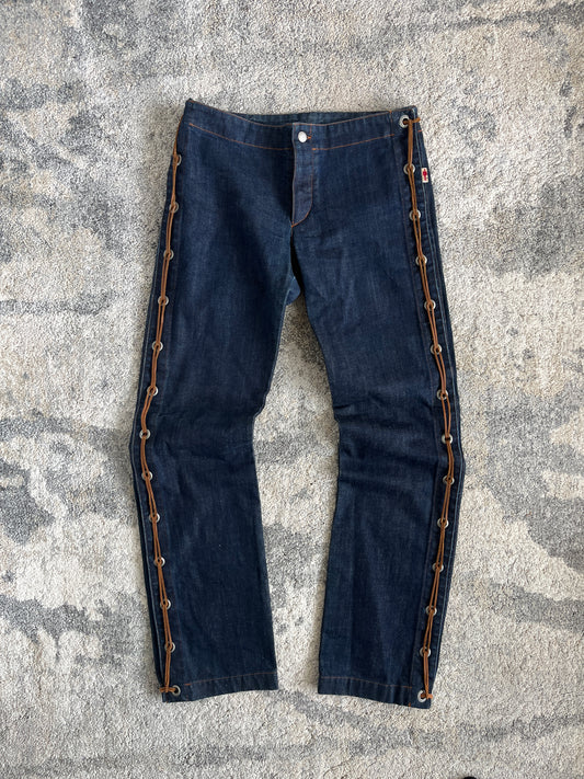 Jean Paul Gaultier 2000's denim jeans