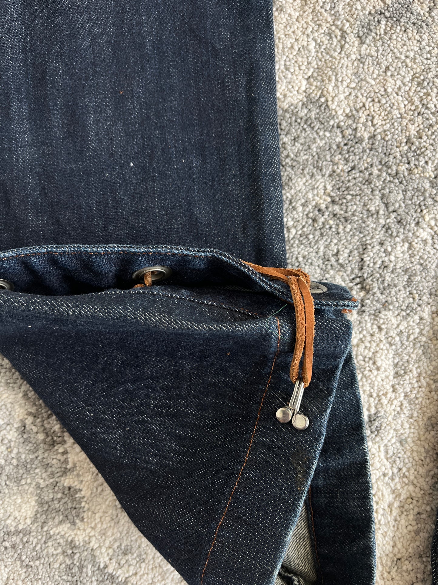 Jean Paul Gaultier 2000's denim jeans