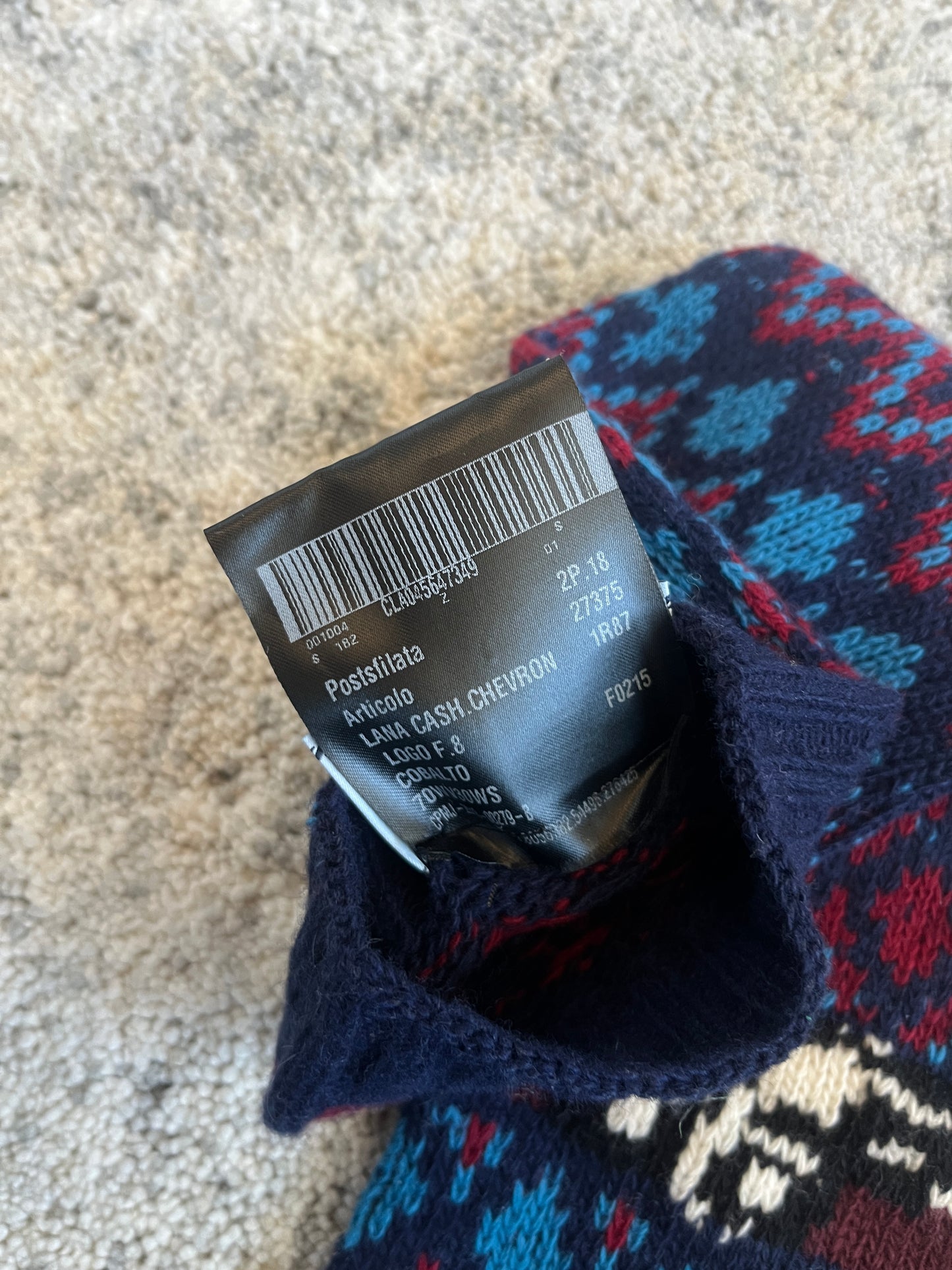 Prada FW2018 sample cashmere long gloves