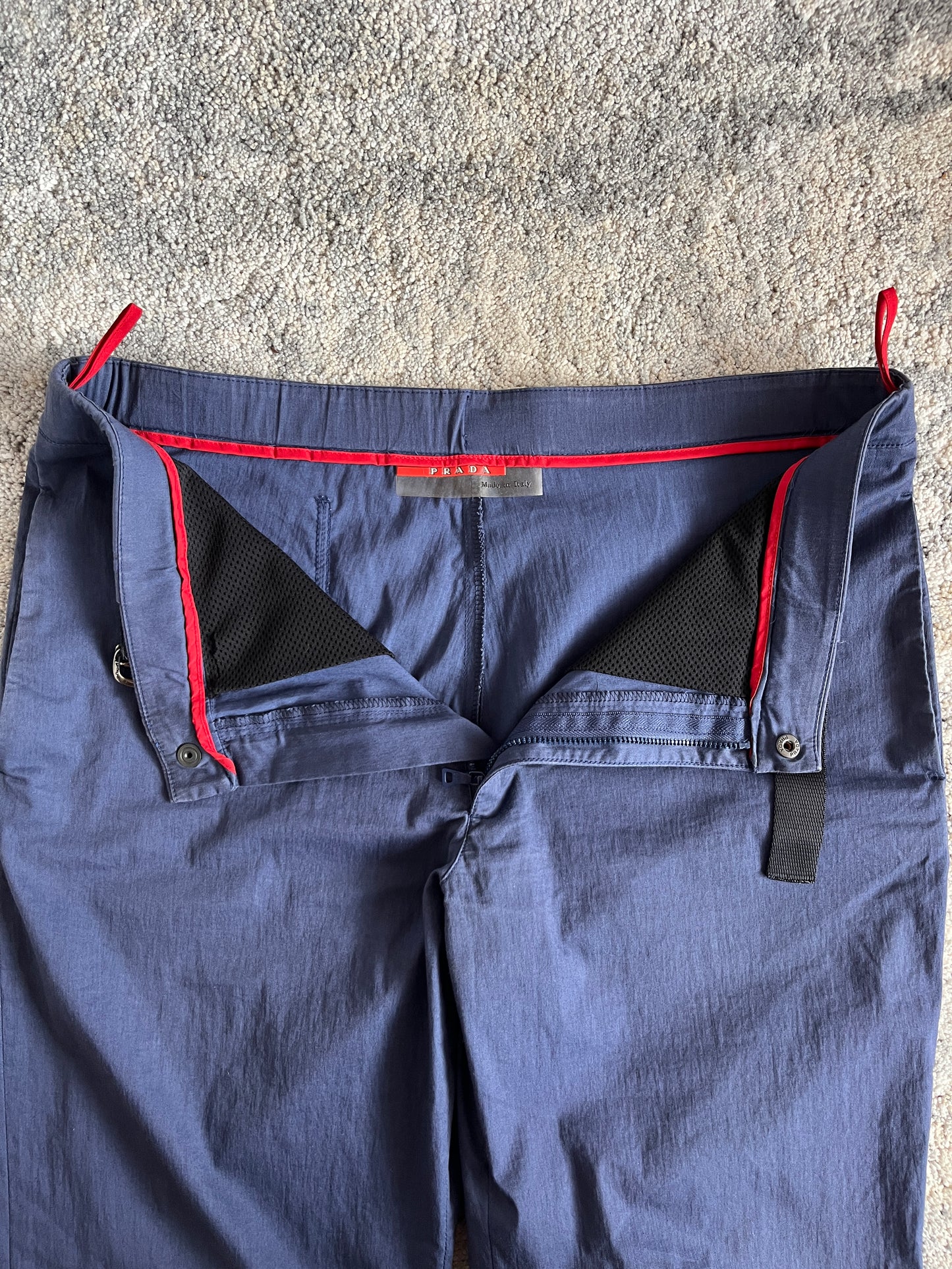 Prada SS2000 cotton & nylon convertible pants