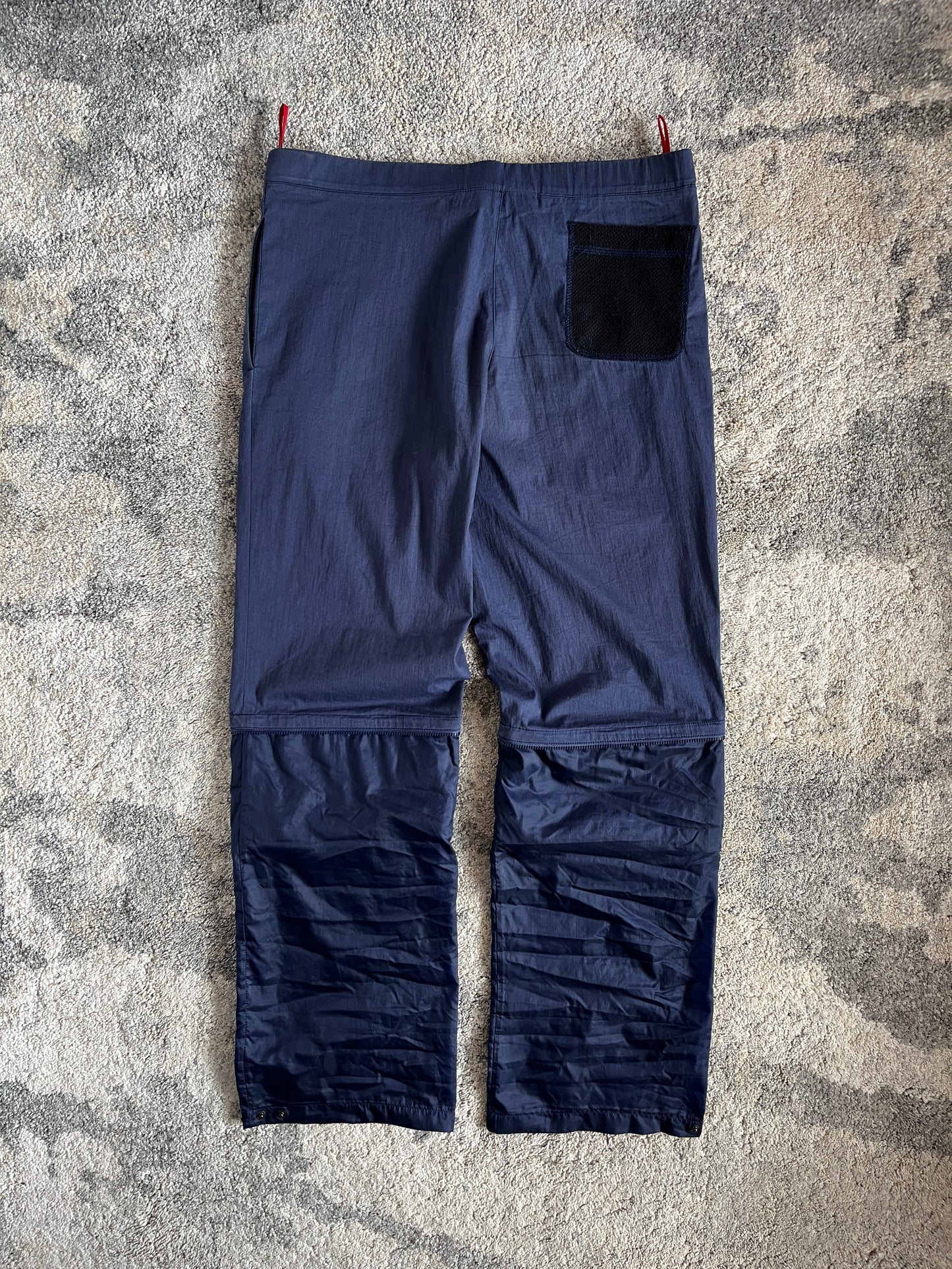 Prada SS2000 cotton & nylon convertible pants