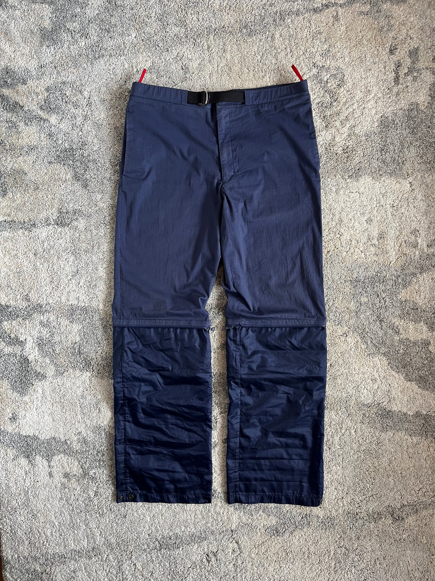 Prada SS2000 cotton & nylon convertible pants