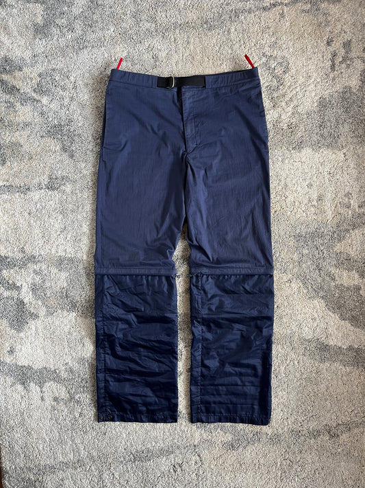 Prada SS2000 cotton & nylon convertible pants
