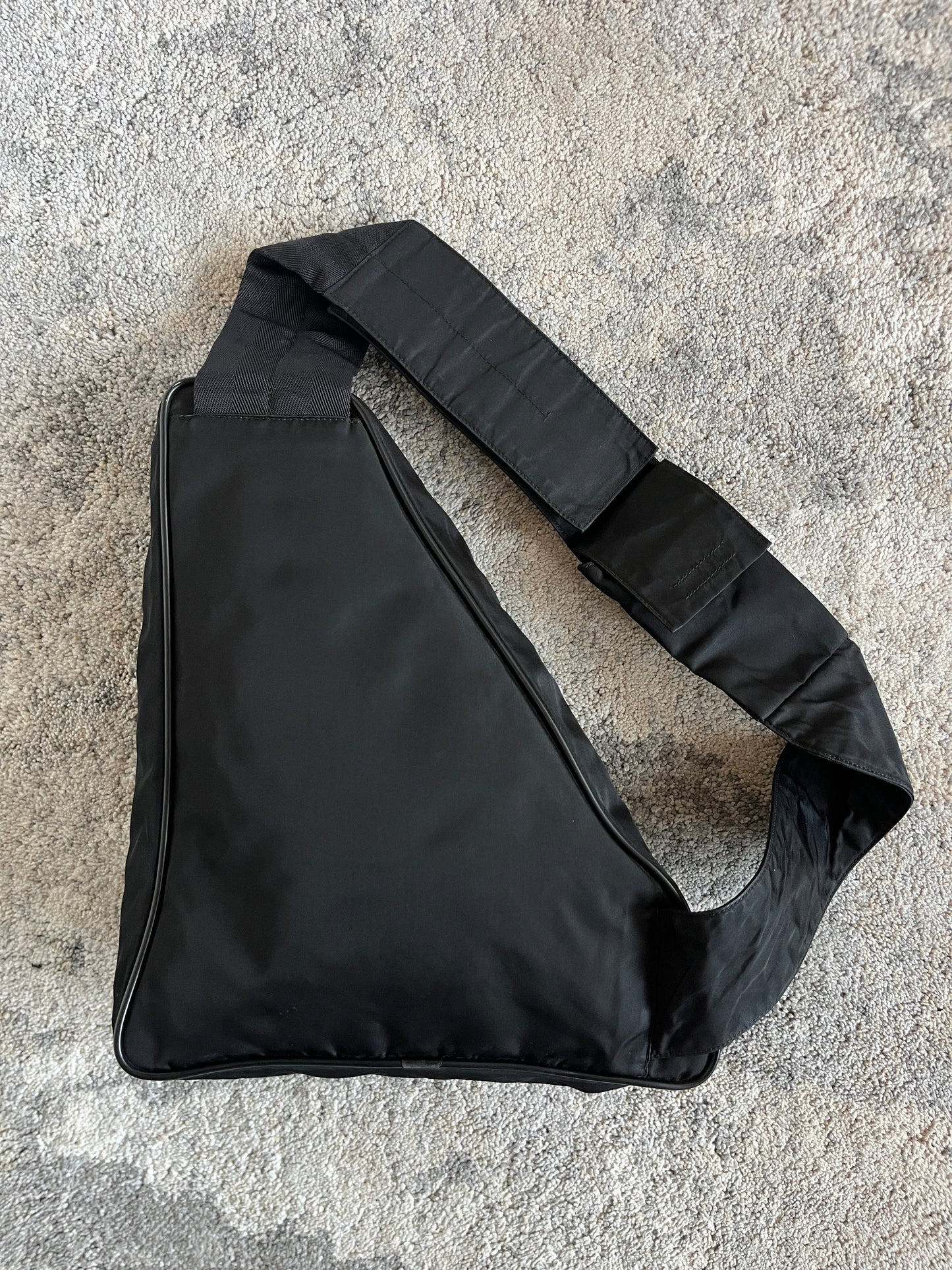 Prada SS1999 nylon chest rig backpack