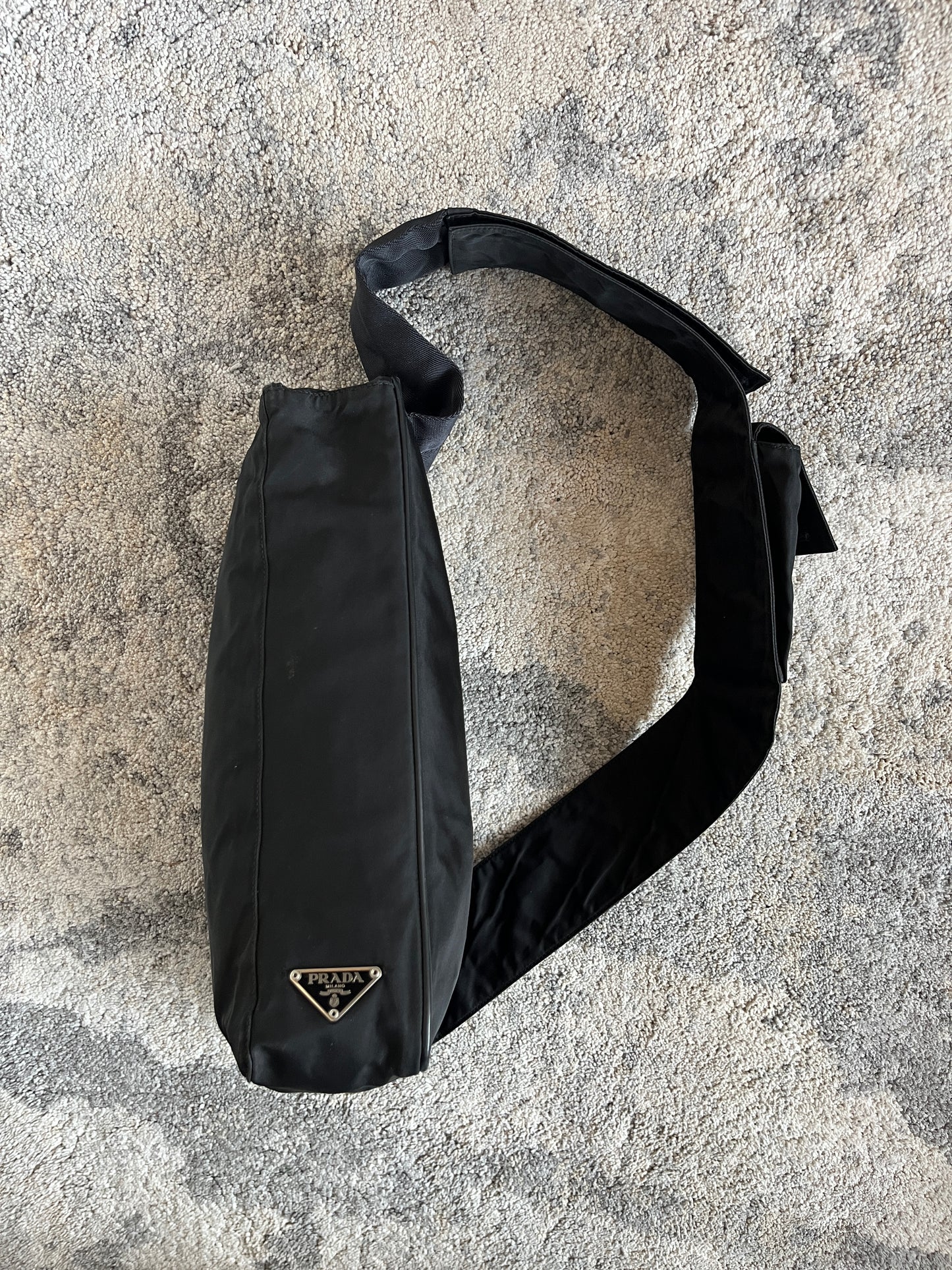 Prada SS1999 nylon chest rig backpack