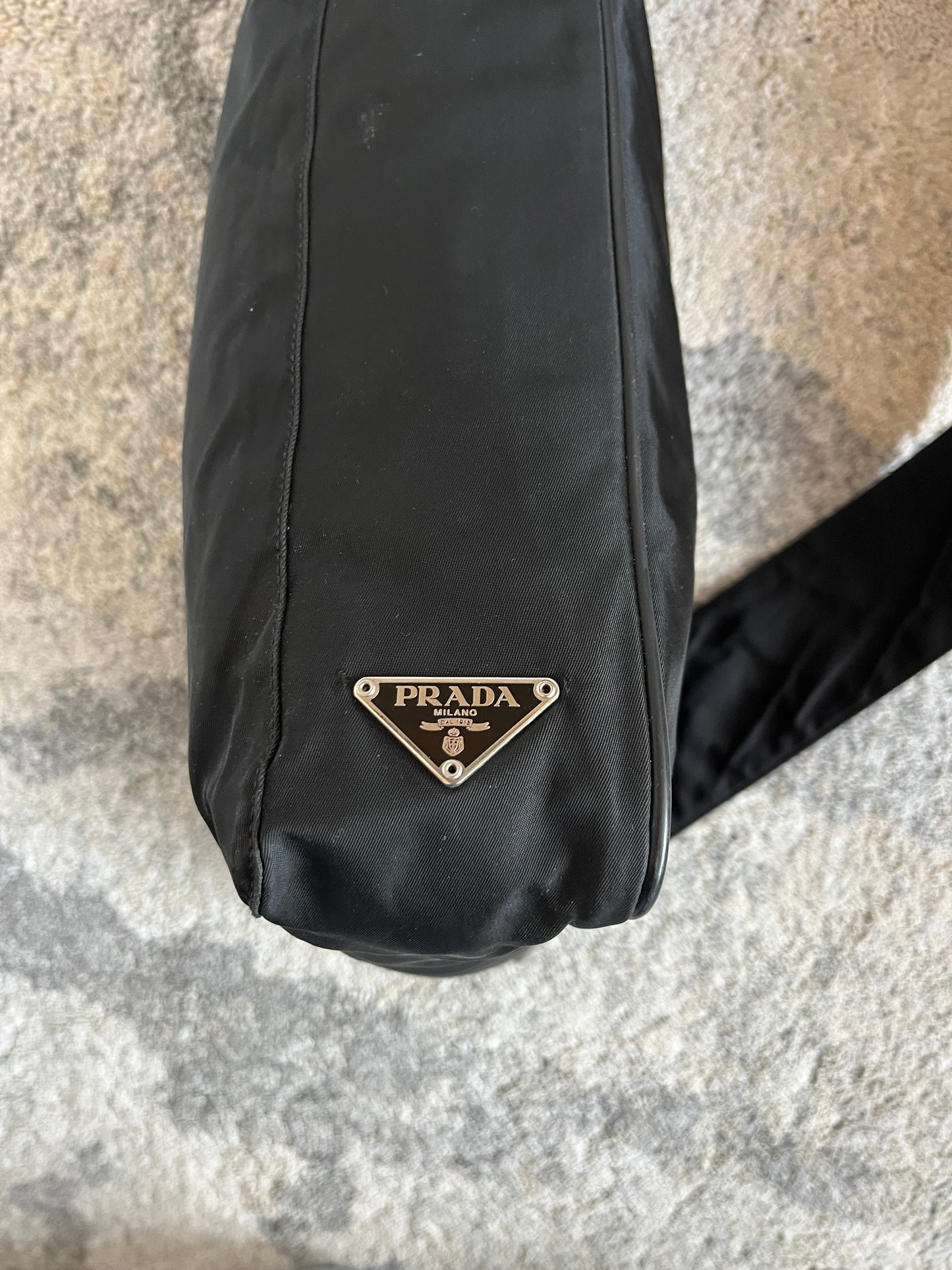 Prada SS1999 nylon chest rig backpack