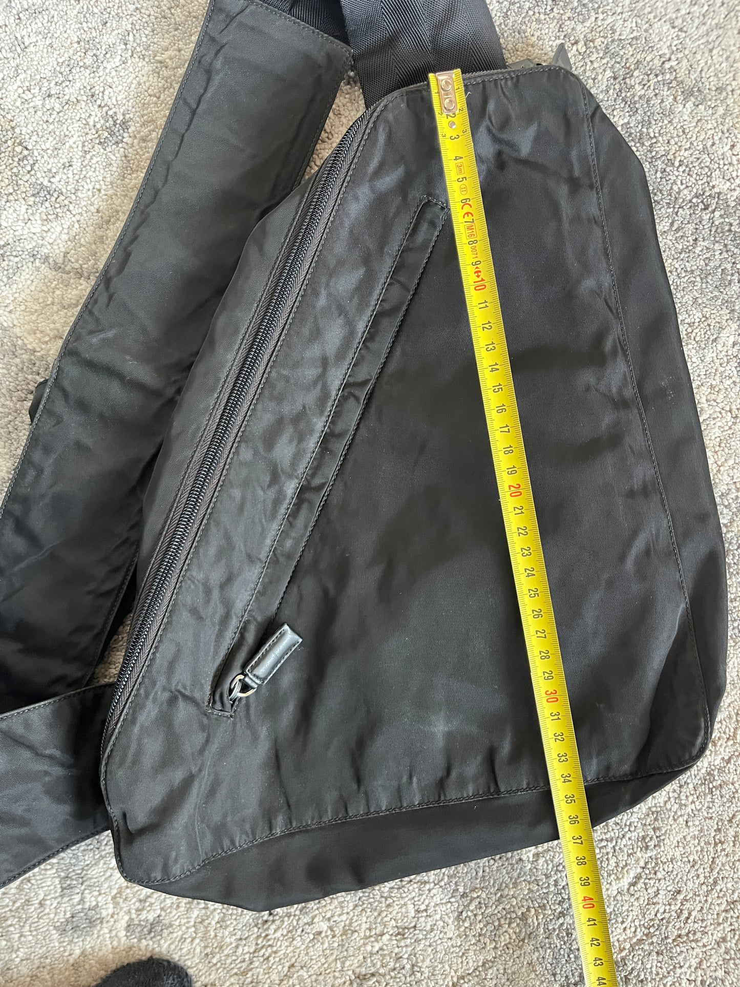 Prada SS1999 nylon chest rig backpack