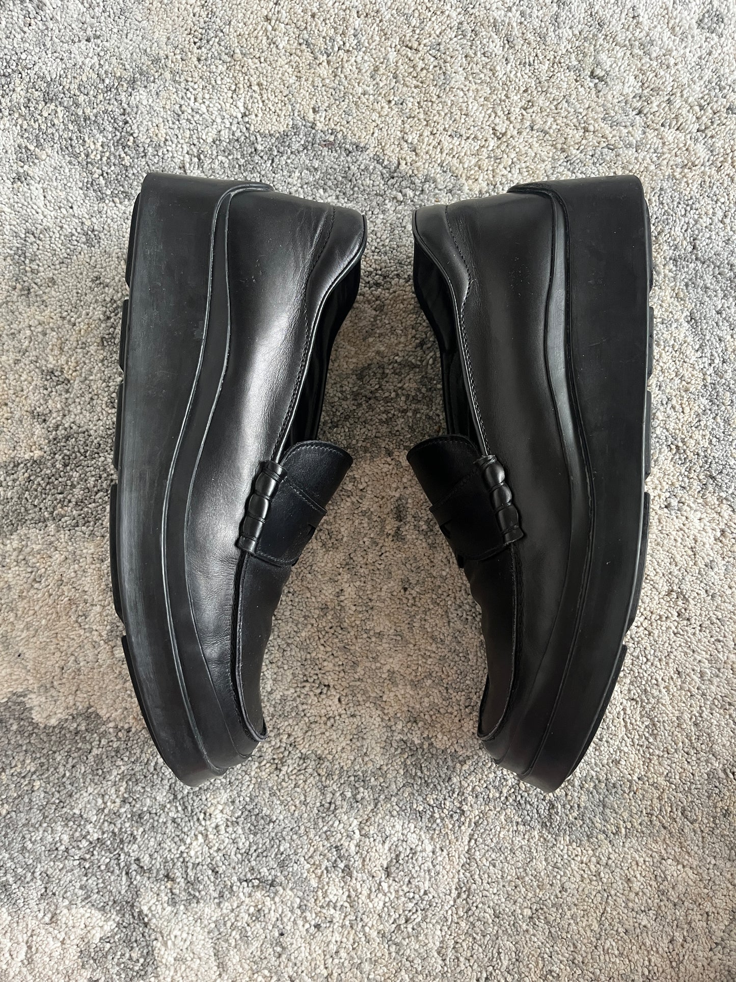 Prada SS1998 leather loafers
