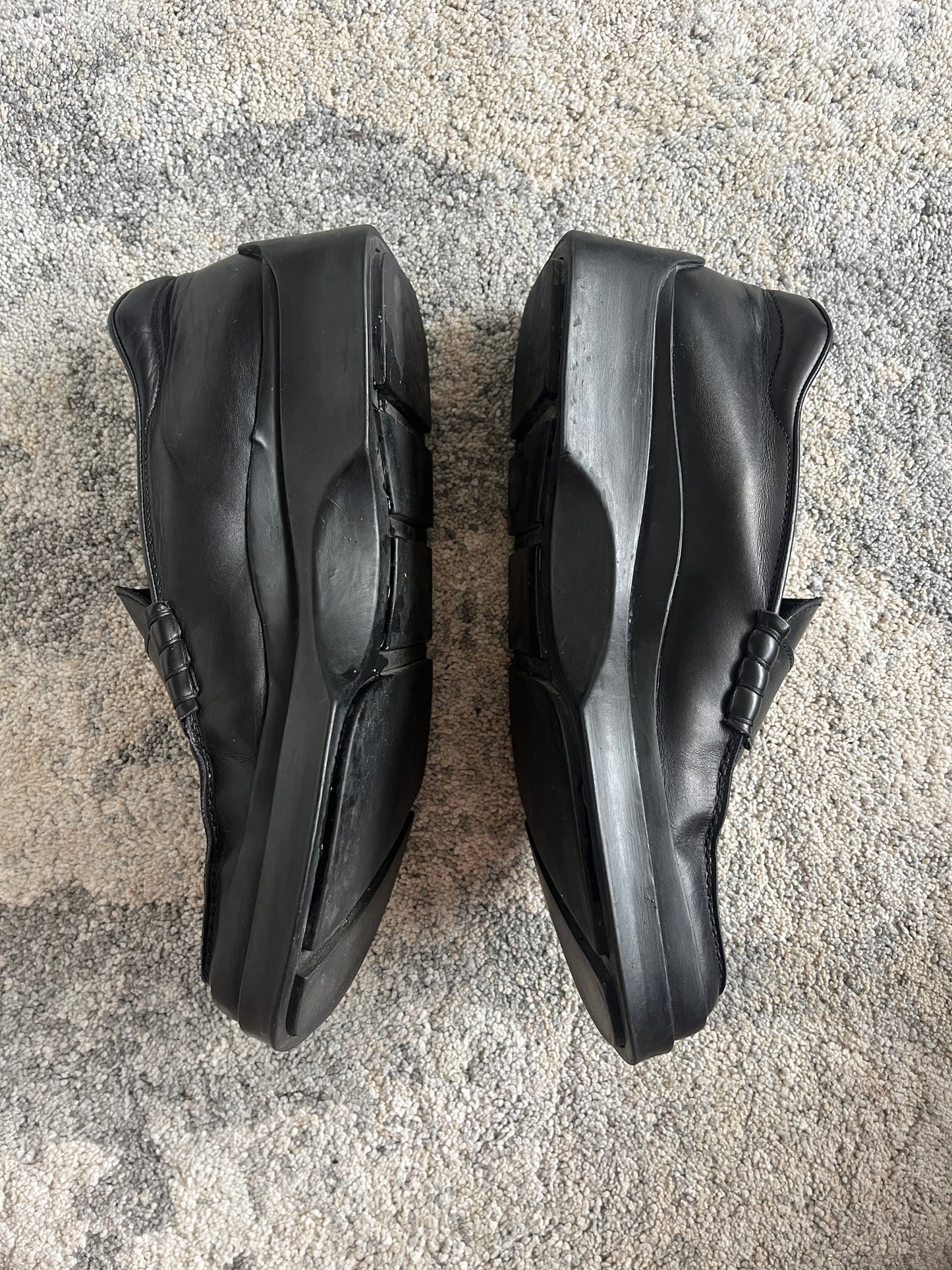 Prada SS1998 leather loafers