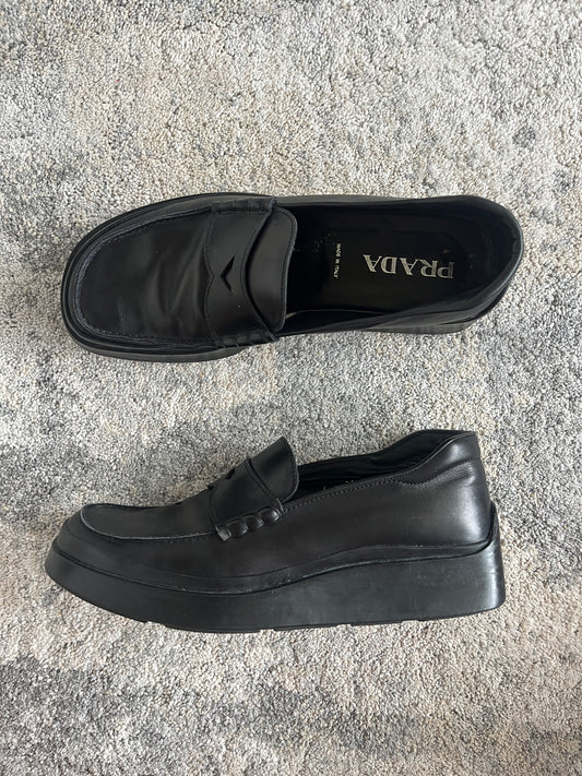 Prada SS1998 leather loafers