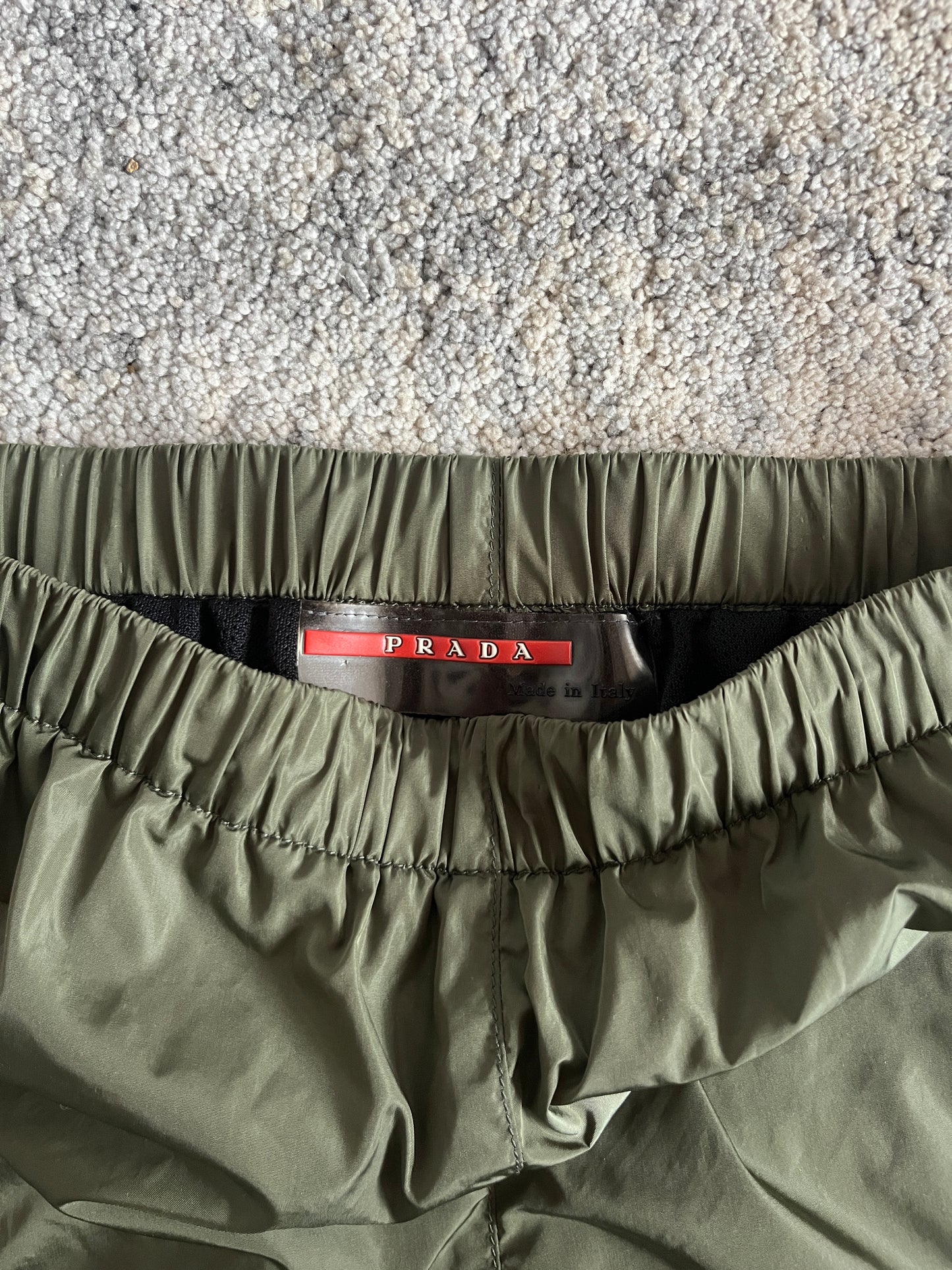 Prada FW1999 nylon track pants