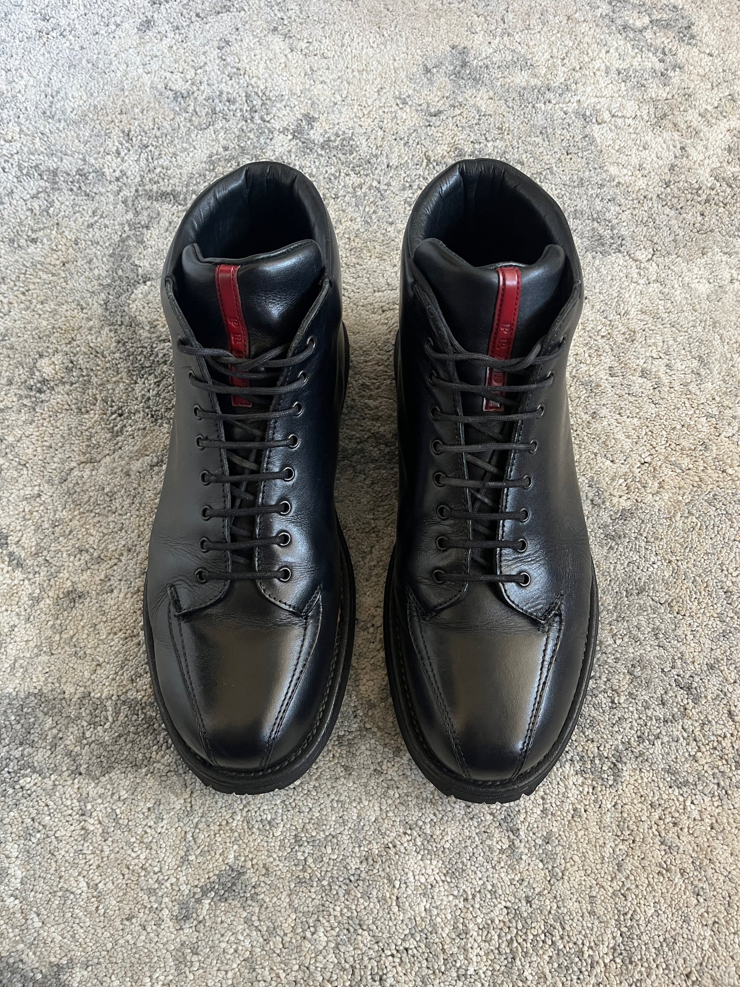 Prada 2000's leather hiking boots