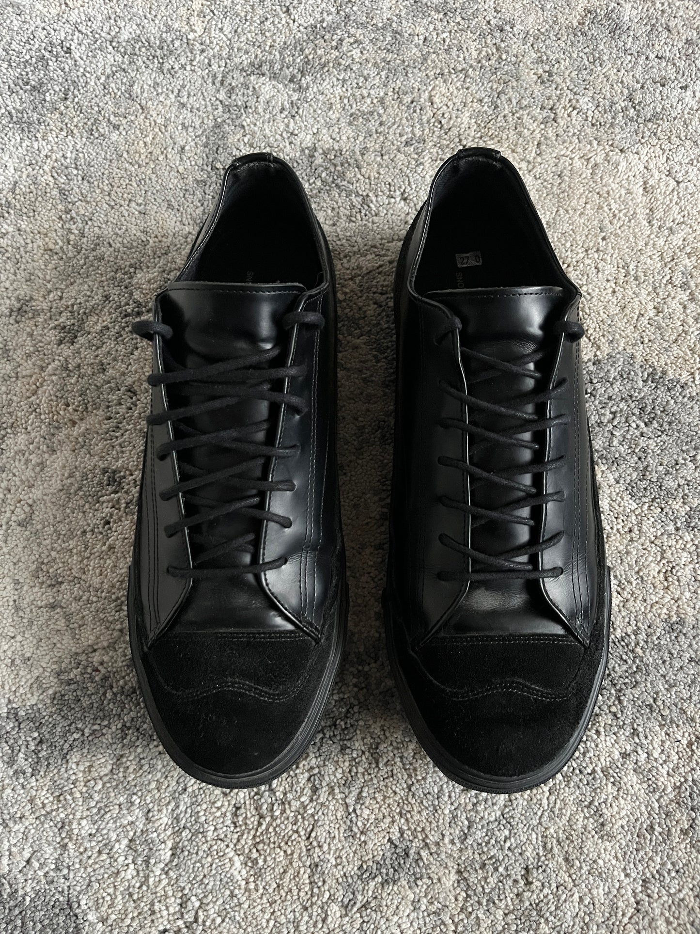Comme des Garçons H+ leather flat shoes