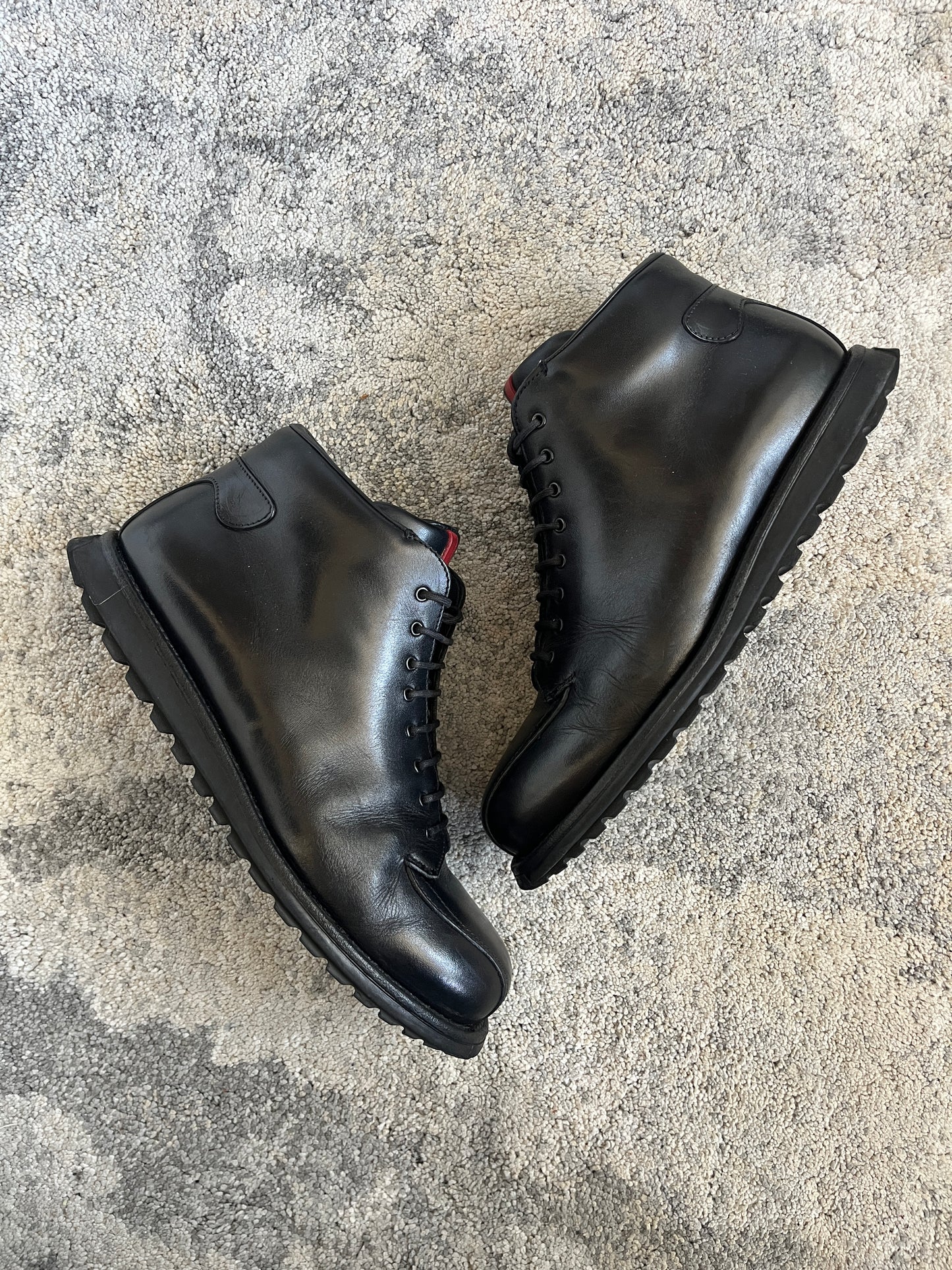 Prada 2000's leather hiking boots