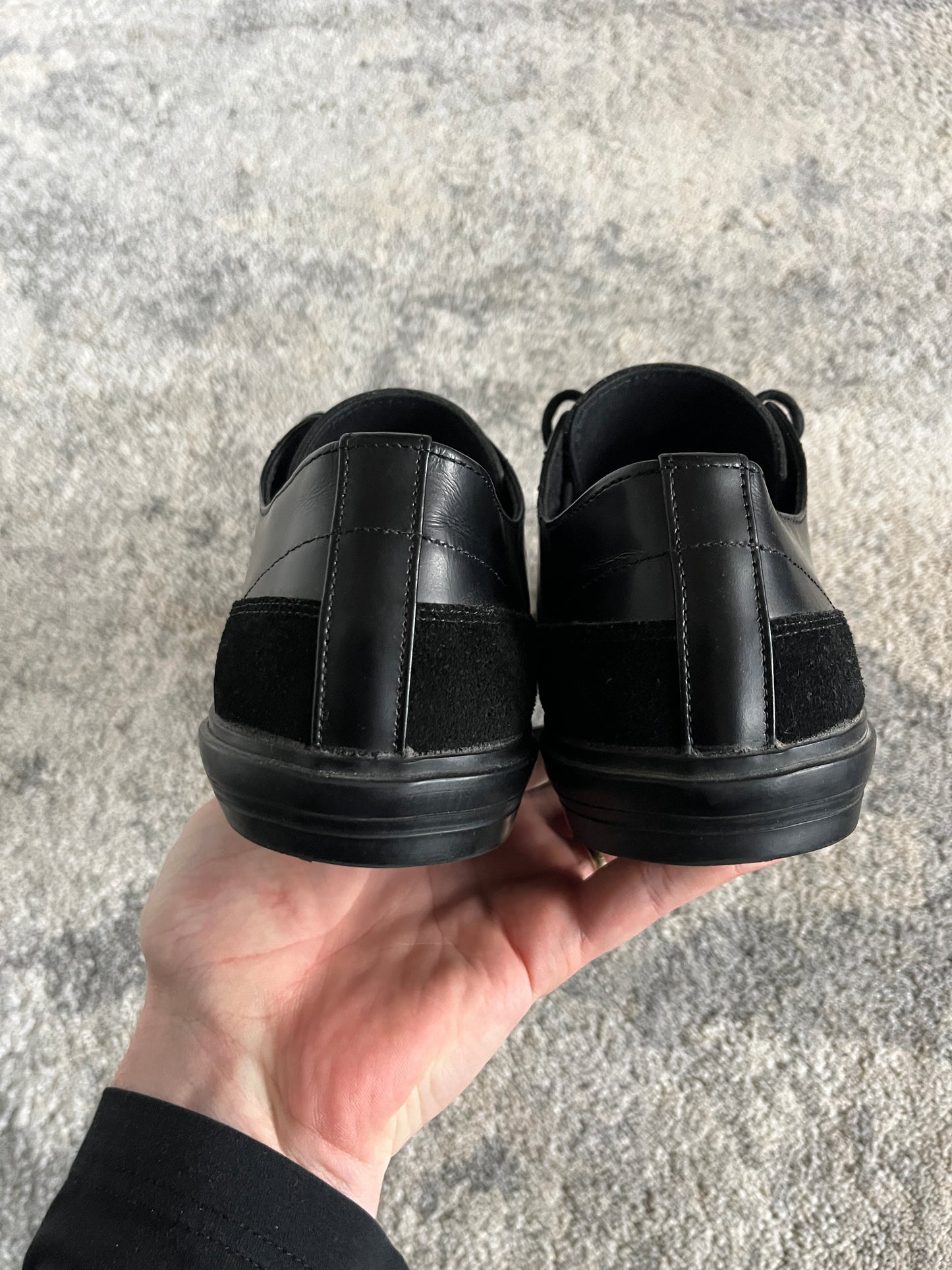 Comme des Garçons H+ leather flat shoes