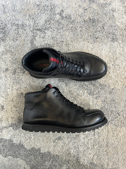 Prada 2000's leather hiking boots