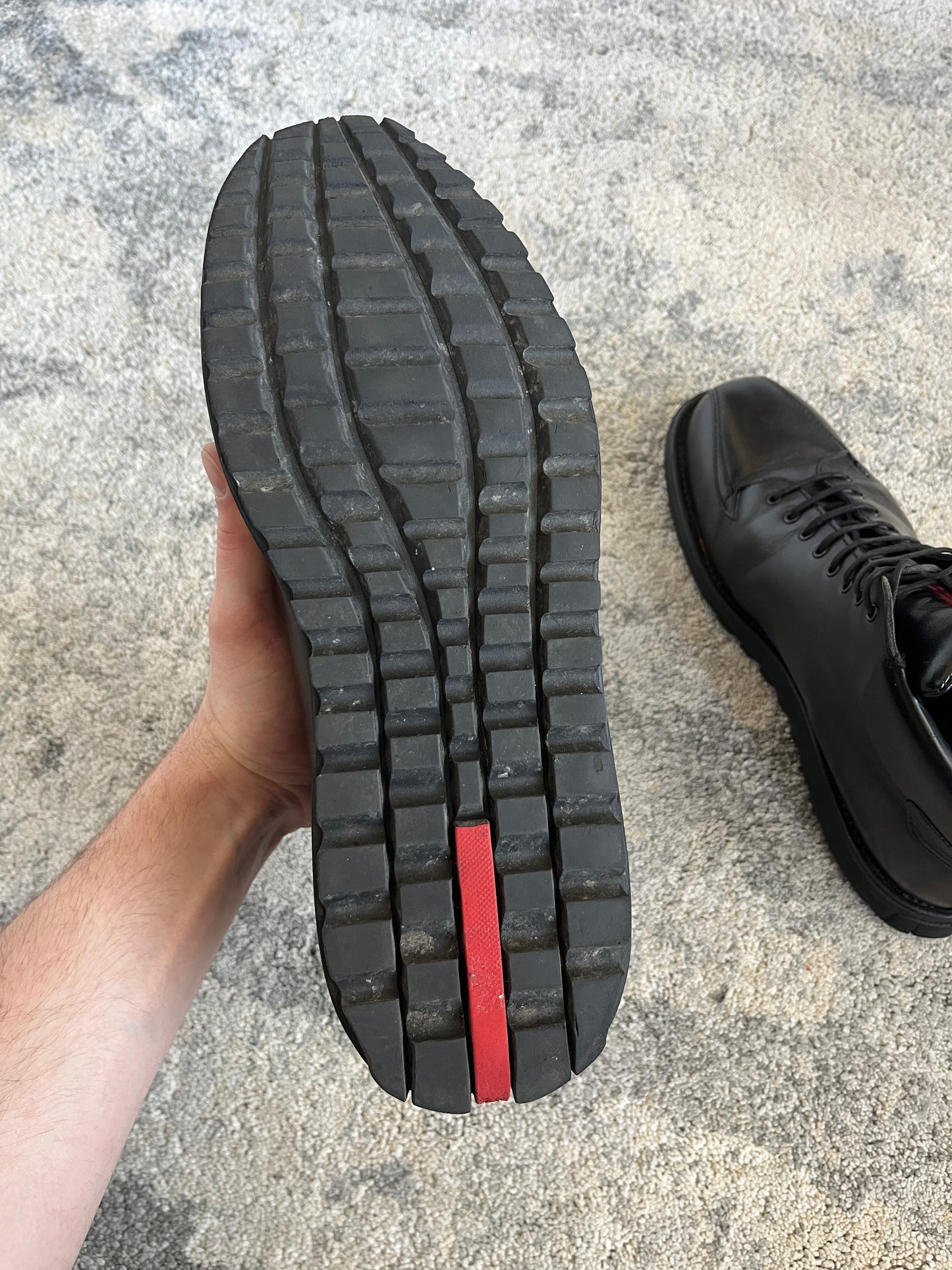 Prada 2000's leather hiking boots