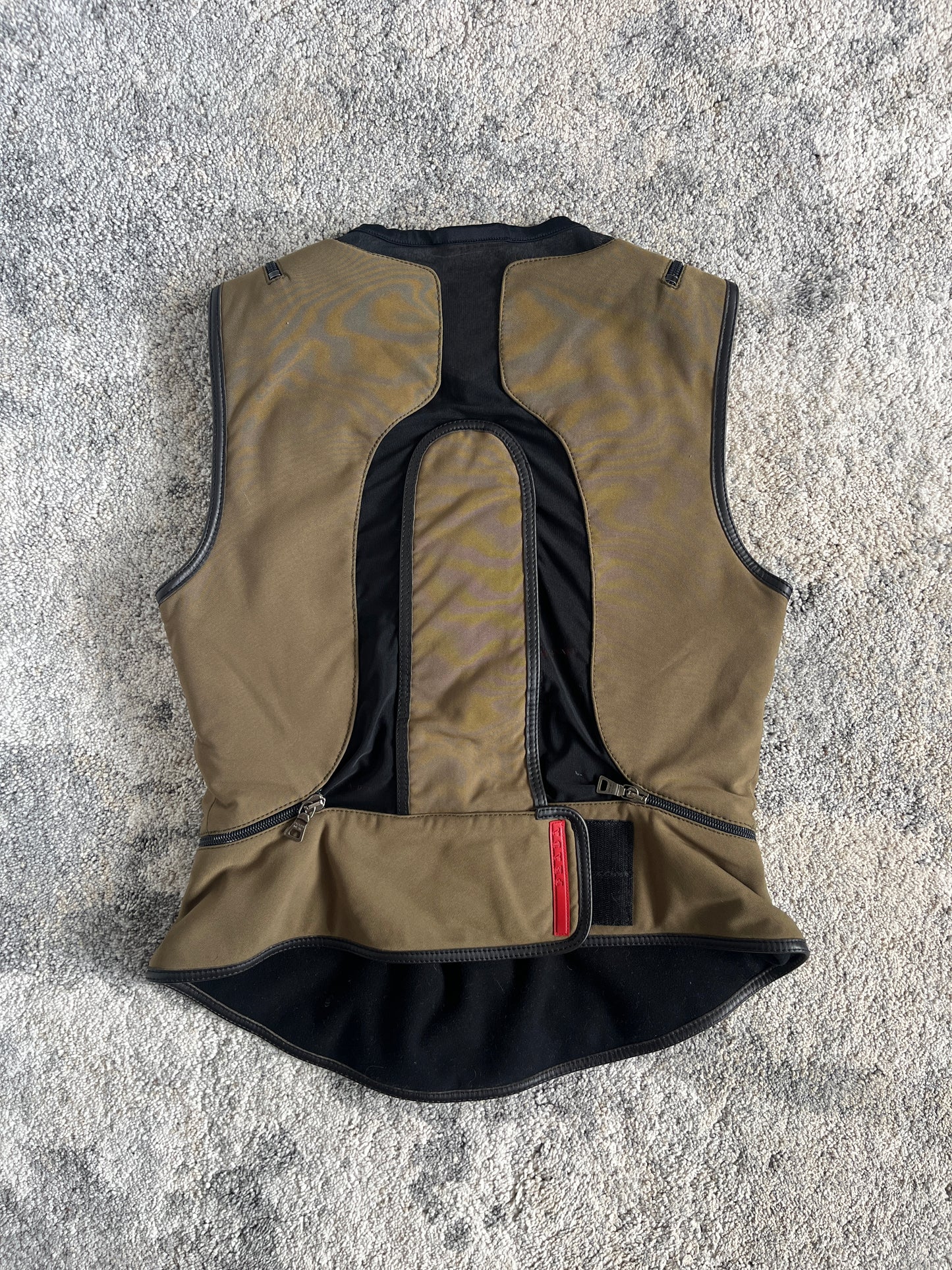 Prada FW1999 sport nylon & fleece vest