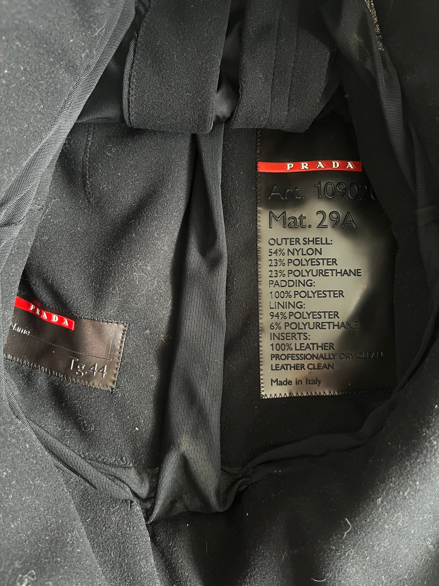 Prada FW1999 sport nylon & fleece vest